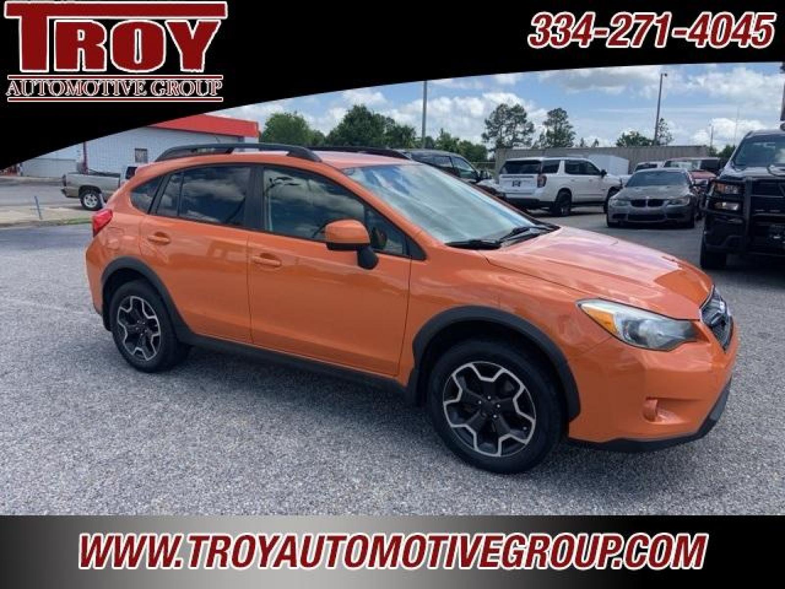 2014 Tangerine Orange Pearl /Black Subaru XV Crosstrek 2.0i Limited (JF2GPAGC5E8) with an 2.0L 16V DOHC engine, CVT transmission, located at 6812 Atlanta Hwy, Montgomery, AL, 36117, (334) 271-4045, 32.382118, -86.178673 - Recent Arrival!<br><br>Tangerine Orange Pearl 2014 Subaru XV Crosstrek 2.0i Limited AWD 2.0L 16V DOHC Lineartronic CVT<br><br>Financing Available---Top Value for Trades.<br><br>25/33 City/Highway MPG<br><br><br>Awards:<br> * 2014 IIHS Top Safety Pick<br><br>Reviews:<br> * If youre looking for a ye - Photo #2
