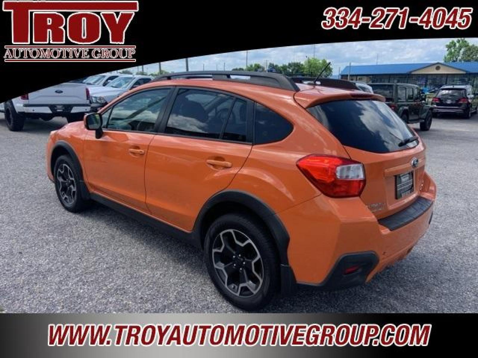 2014 Tangerine Orange Pearl /Black Subaru XV Crosstrek 2.0i Limited (JF2GPAGC5E8) with an 2.0L 16V DOHC engine, CVT transmission, located at 6812 Atlanta Hwy, Montgomery, AL, 36117, (334) 271-4045, 32.382118, -86.178673 - Recent Arrival!<br><br>Tangerine Orange Pearl 2014 Subaru XV Crosstrek 2.0i Limited AWD 2.0L 16V DOHC Lineartronic CVT<br><br>Financing Available---Top Value for Trades.<br><br>25/33 City/Highway MPG<br><br><br>Awards:<br> * 2014 IIHS Top Safety Pick<br><br>Reviews:<br> * If youre looking for a ye - Photo #8