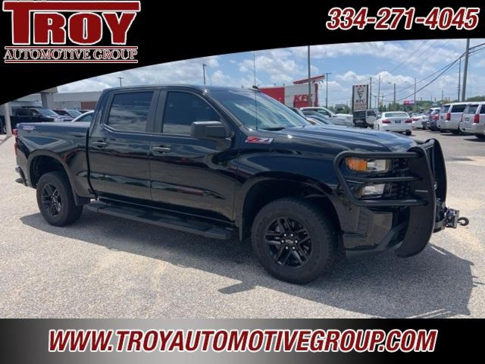 2021 Black /Jet Black Chevrolet Silverado 1500 Custom Trail Boss (3GCPYCEF1MG) with an EcoTec3 5.3L V8 engine, Automatic transmission, located at 6812 Atlanta Hwy, Montgomery, AL, 36117, (334) 271-4045, 32.382118, -86.178673 - 1-Owner!!<br>Full Police Package Truck!!<br>Lights-Sirens-CB!!<br>HDX Brush Guard!!<br>Winch!!<br>Flip Up Bedcover!! - Photo #8