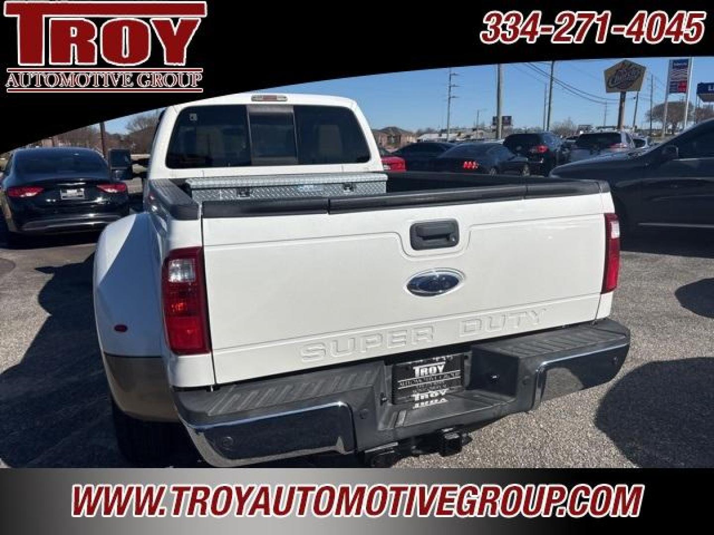 2014 White /Pecan Ford F-350SD Lariat (1FT8W3DT1EE) with an Power Stroke 6.7L V8 DI 32V OHV Turbodiesel engine, Automatic transmission, located at 6812 Atlanta Hwy, Montgomery, AL, 36117, (334) 271-4045, 32.382118, -86.178673 - Recent Arrival!<br>Power Sunroof!!<br>FX4 Package!!<br>2-Master Keys!!<br><br><br>White 2014 Ford F-350SD Lariat 4WD DRW Power Stroke 6.7L V8 DI 32V OHV Turbodiesel TorqShift 6-Speed Automatic with Overdrive<br><br>Financing Available---Top Value for Trades.<br><br>Odometer is 96810 miles below mark - Photo#5