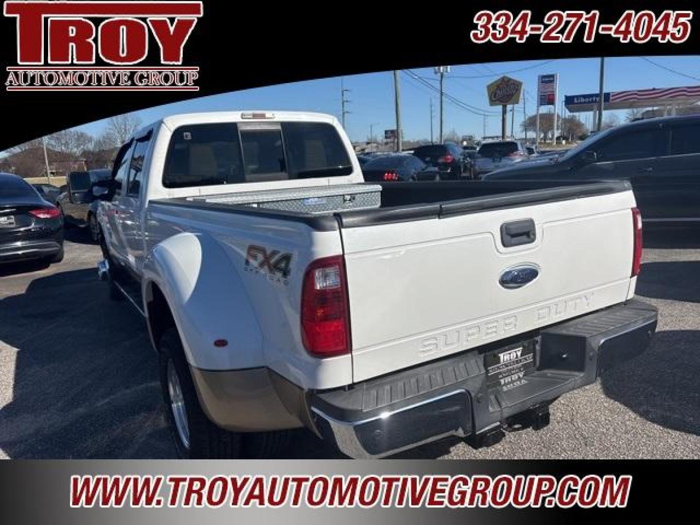2014 White /Pecan Ford F-350SD Lariat (1FT8W3DT1EE) with an Power Stroke 6.7L V8 DI 32V OHV Turbodiesel engine, Automatic transmission, located at 6812 Atlanta Hwy, Montgomery, AL, 36117, (334) 271-4045, 32.382118, -86.178673 - Recent Arrival!<br>Power Sunroof!!<br>FX4 Package!!<br>2-Master Keys!!<br><br><br>White 2014 Ford F-350SD Lariat 4WD DRW Power Stroke 6.7L V8 DI 32V OHV Turbodiesel TorqShift 6-Speed Automatic with Overdrive<br><br>Financing Available---Top Value for Trades.<br><br>Odometer is 96810 miles below mark - Photo#6