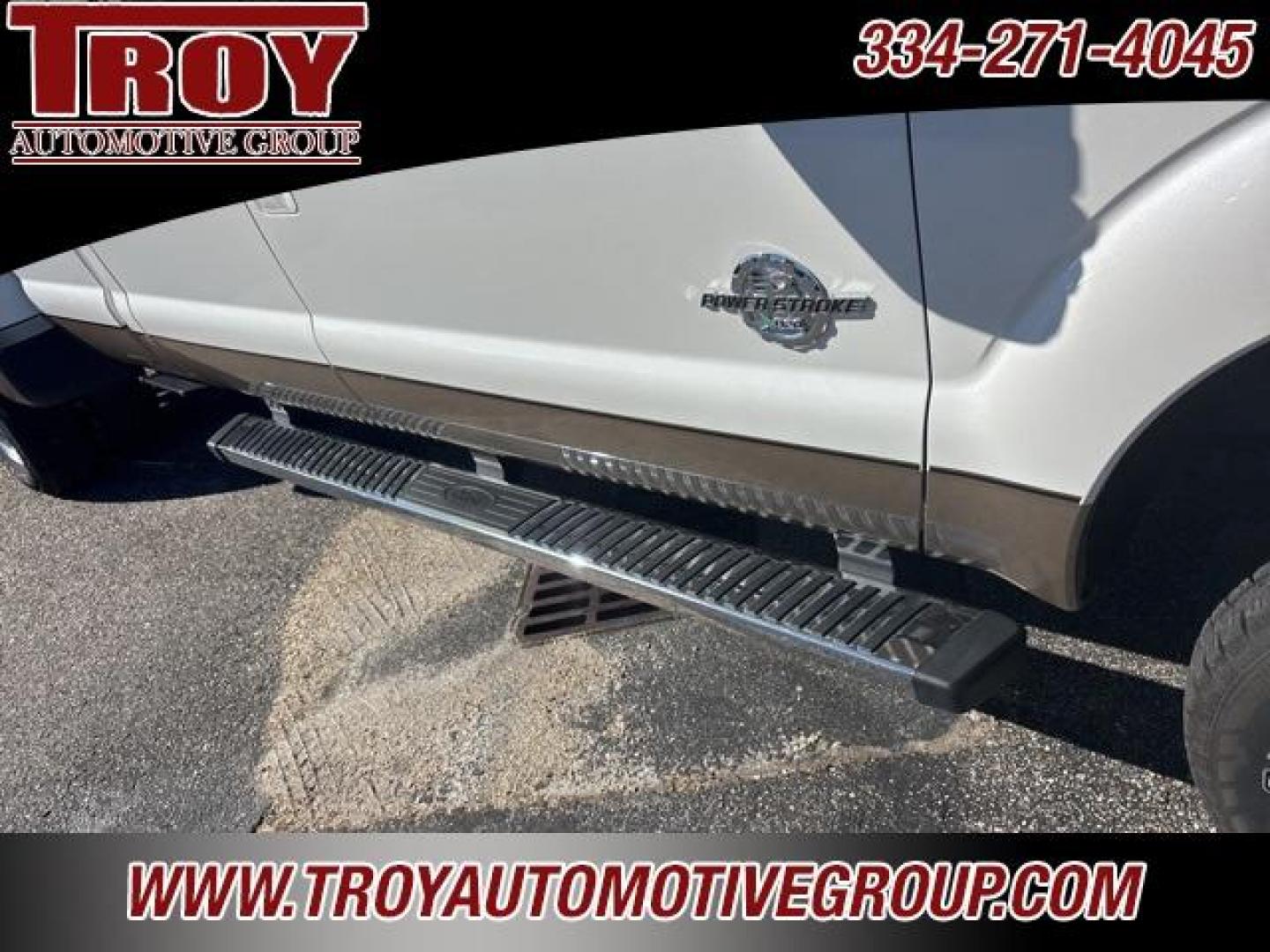 2014 White /Pecan Ford F-350SD Lariat (1FT8W3DT1EE) with an Power Stroke 6.7L V8 DI 32V OHV Turbodiesel engine, Automatic transmission, located at 6812 Atlanta Hwy, Montgomery, AL, 36117, (334) 271-4045, 32.382118, -86.178673 - Recent Arrival!<br>Power Sunroof!!<br>FX4 Package!!<br>2-Master Keys!!<br><br><br>White 2014 Ford F-350SD Lariat 4WD DRW Power Stroke 6.7L V8 DI 32V OHV Turbodiesel TorqShift 6-Speed Automatic with Overdrive<br><br>Financing Available---Top Value for Trades.<br><br>Odometer is 96810 miles below mark - Photo#12