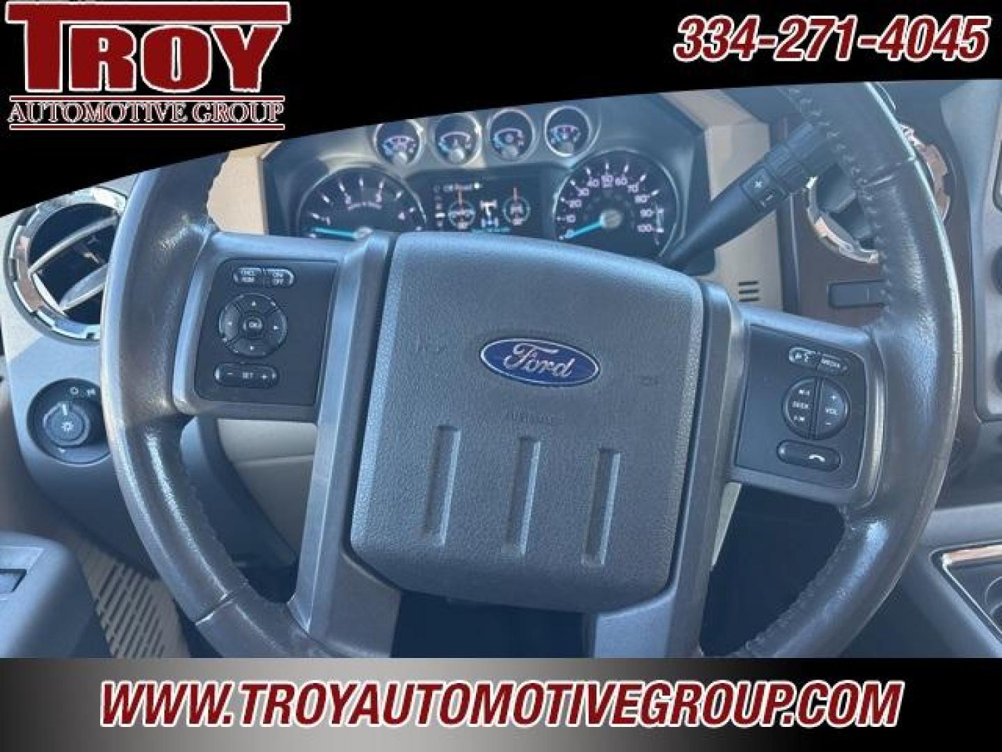 2014 White /Pecan Ford F-350SD Lariat (1FT8W3DT1EE) with an Power Stroke 6.7L V8 DI 32V OHV Turbodiesel engine, Automatic transmission, located at 6812 Atlanta Hwy, Montgomery, AL, 36117, (334) 271-4045, 32.382118, -86.178673 - Recent Arrival!<br>Power Sunroof!!<br>FX4 Package!!<br>2-Master Keys!!<br><br><br>White 2014 Ford F-350SD Lariat 4WD DRW Power Stroke 6.7L V8 DI 32V OHV Turbodiesel TorqShift 6-Speed Automatic with Overdrive<br><br>Financing Available---Top Value for Trades.<br><br>Odometer is 96810 miles below mark - Photo#48