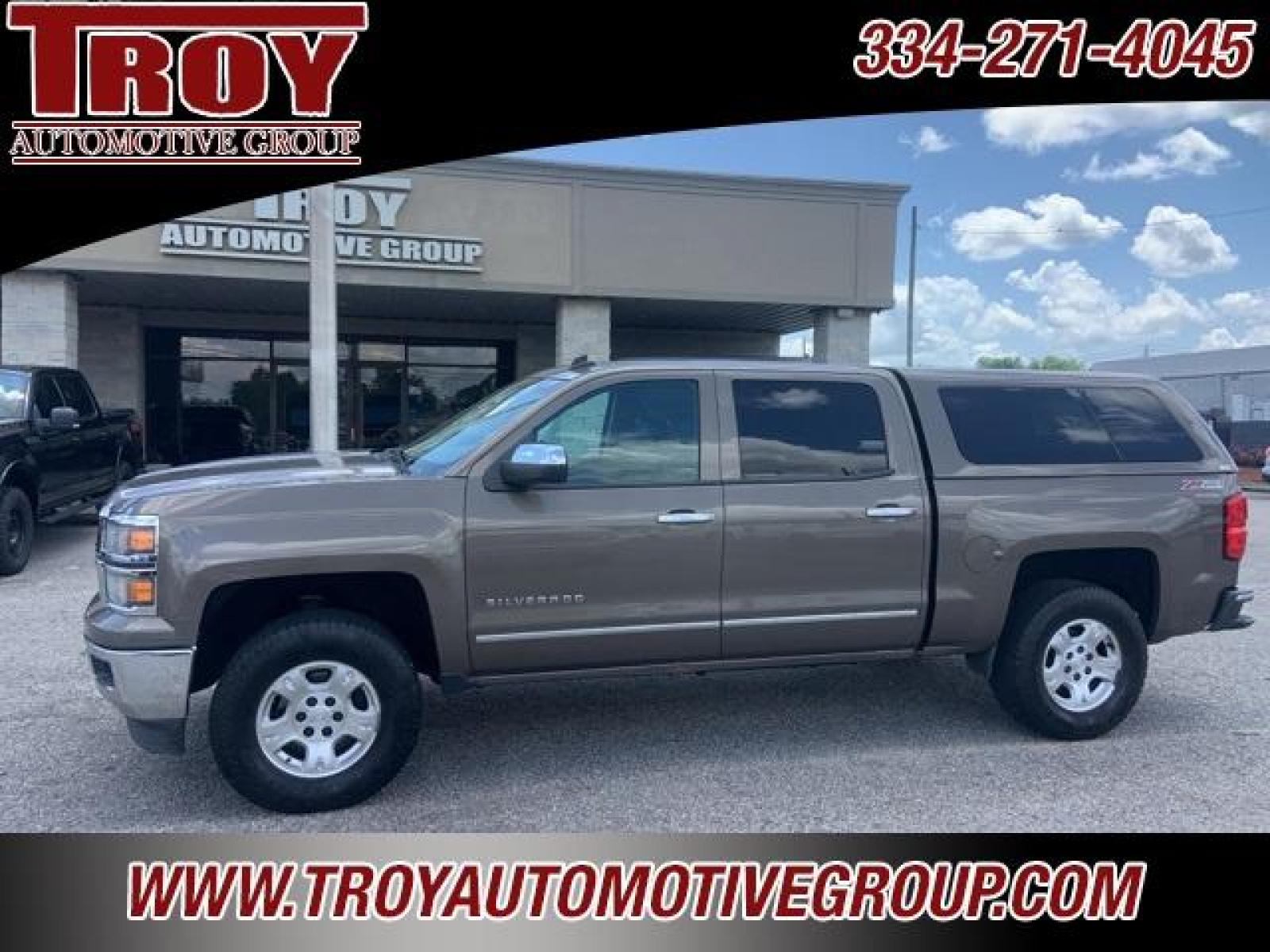 2014 Brownstone Metallic /Black Chevrolet Silverado 1500 LTZ (3GCUKSEC3EG) with an EcoTec3 5.3L V8 Flex Fuel engine, Automatic transmission, located at 6812 Atlanta Hwy, Montgomery, AL, 36117, (334) 271-4045, 32.382118, -86.178673 - Brownstone Metallic 2014 Chevrolet Silverado 1500 LTZ 4WD 2LZ EcoTec3 5.3L V8 Flex Fuel 6-Speed Automatic Electronic with Overdrive<br><br>Financing Available---Top Value for Trades.<br><br><br>Awards:<br> * NACTOY 2014 North American Truck of the Year * 2014 KBB.com Brand Image Awards<br><br>Rev - Photo #0