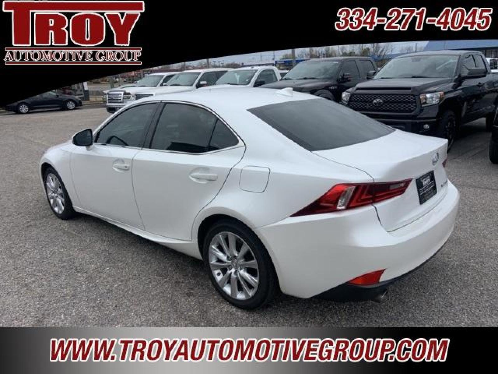 2016 Eminent White Pearl /Black Lexus IS 200t (JTHBA1D20G5) with an 2.0L I4 Turbocharged engine, Automatic transmission, located at 6812 Atlanta Hwy, Montgomery, AL, 36117, (334) 271-4045, 32.382118, -86.178673 - Eminent White Pearl 2016 Lexus IS 200t RWD 2.0L I4 Turbocharged 8-Speed Automatic<br><br>Financing Available---Top Value for Trades.<br><br>22/33 City/Highway MPG<br><br><br>Awards:<br> * 2016 KBB.com Best Resale Value Awards * 2016 KBB.com Brand Image Awards<br><br>Reviews:<br> * Attractive int - Photo #13