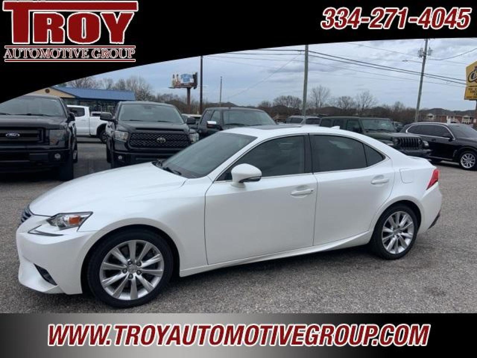2016 Eminent White Pearl /Black Lexus IS 200t (JTHBA1D20G5) with an 2.0L I4 Turbocharged engine, Automatic transmission, located at 6812 Atlanta Hwy, Montgomery, AL, 36117, (334) 271-4045, 32.382118, -86.178673 - Photo #2