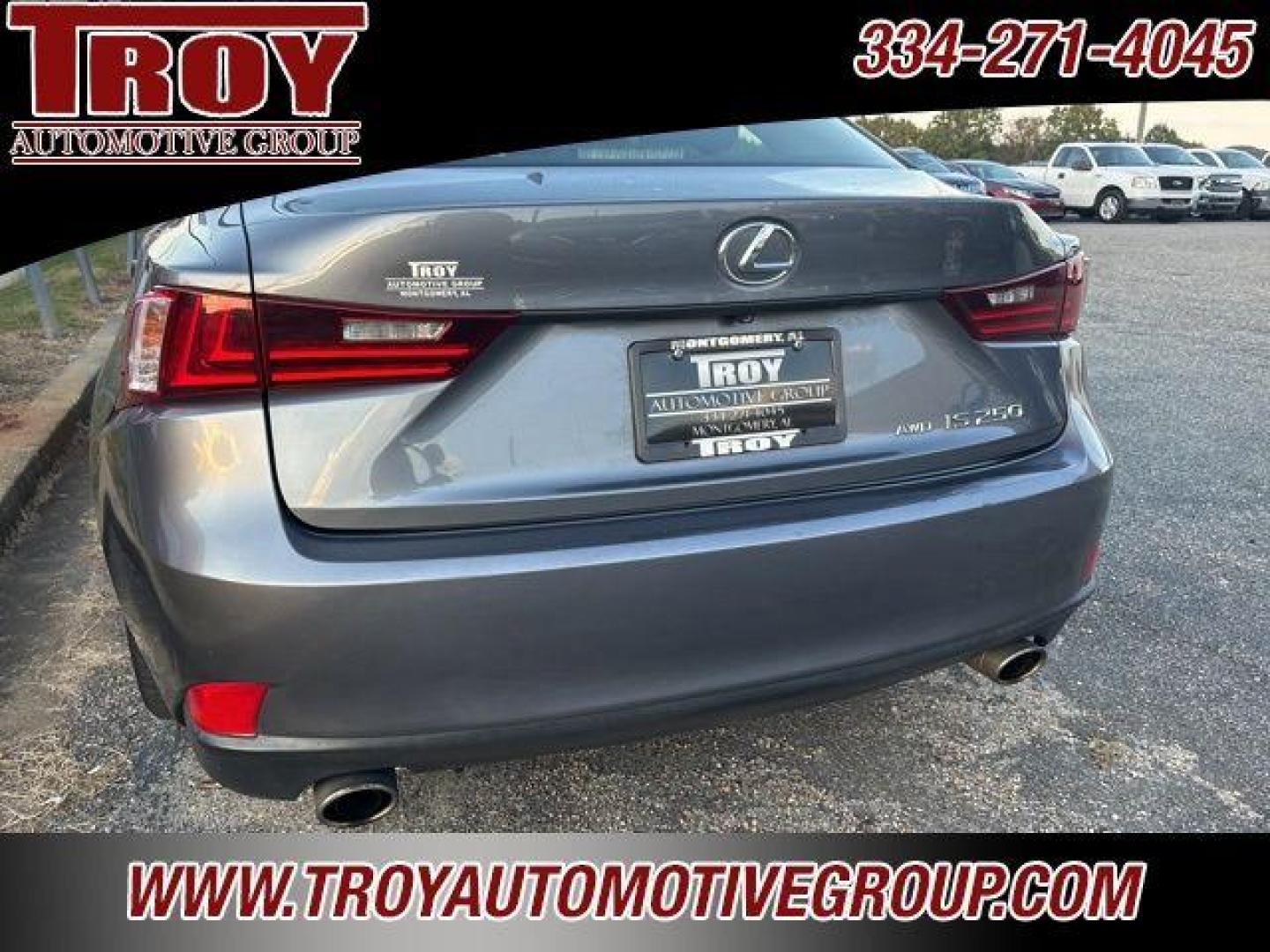 2014 Nebula Gray Pearl /Black Lexus IS 250 (JTHCF1D22E5) with an 2.5L V6 DOHC 24V VVT-i engine, Automatic transmission, located at 6812 Atlanta Hwy, Montgomery, AL, 36117, (334) 271-4045, 32.382118, -86.178673 - Navigation!! - Photo#15