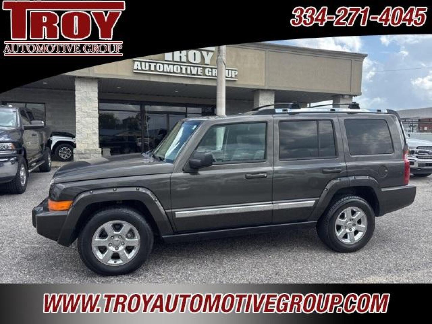 2006 Dark Khaki Pearlcoat /Khaki Jeep Commander Limited (1J8HH58266C) with an HEMI 5.7L V8 Multi Displacement engine, Automatic transmission, located at 6812 Atlanta Hwy, Montgomery, AL, 36117, (334) 271-4045, 32.382118, -86.178673 - Dark Khaki Pearlcoat 2006 Jeep Commander Limited RWD HEMI 5.7L V8 Multi Displacement 5-Speed Automatic<br><br>Financing Available---Top Value for Trades. - Photo#1