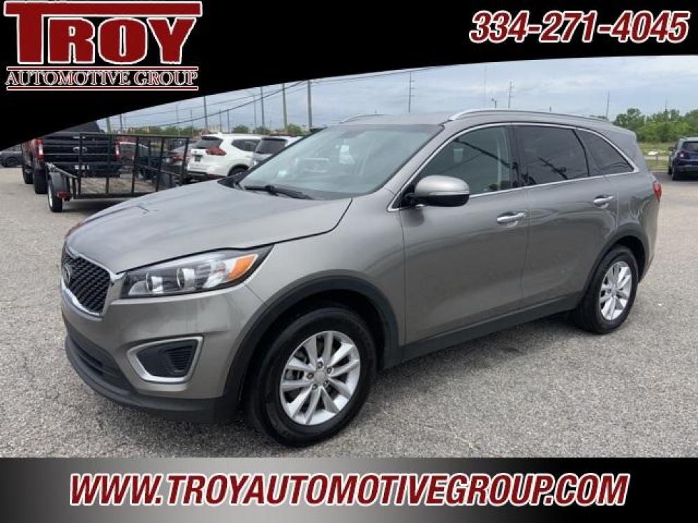 2018 Titanium Silver /Light Gray Kia Sorento LX (5XYPG4A39JG) with an 2.4L DOHC engine, Automatic transmission, located at 6812 Atlanta Hwy, Montgomery, AL, 36117, (334) 271-4045, 32.382118, -86.178673 - Ebony Black 2018 Kia Sorento LX FWD 2.4L DOHC 6-Speed Automatic with Sportmatic<br><br>Financing Available---Top Value for Trades.<br><br>21/28 City/Highway MPG<br><br><br>Awards:<br> * 2018 KBB.com 10 Most Affordable 3-Row Vehicles - Photo #2