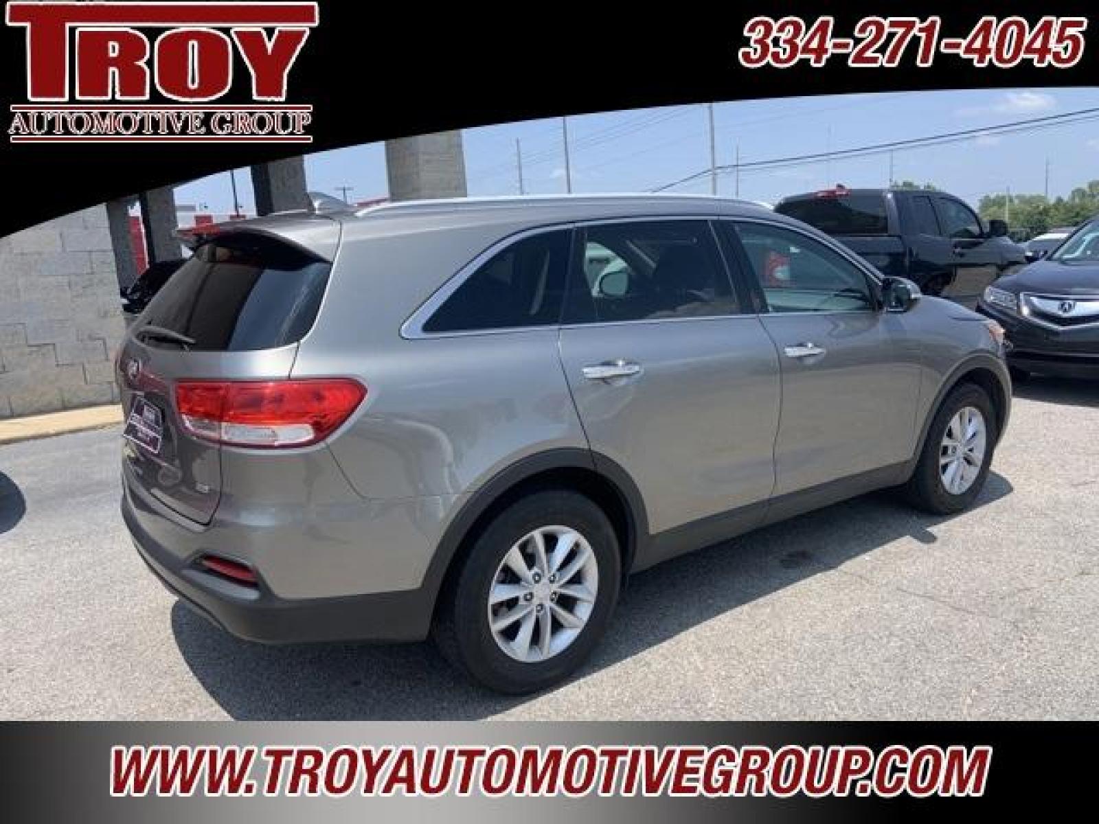 2018 Titanium Silver /Satin Black Kia Sorento LX (5XYPG4A39JG) with an 2.4L DOHC engine, Automatic transmission, located at 6812 Atlanta Hwy, Montgomery, AL, 36117, (334) 271-4045, 32.382118, -86.178673 - Titanium Silver 2018 Kia Sorento LX FWD 2.4L DOHC 6-Speed Automatic with Sportmatic<br><br>Financing Available---Top Value for Trades.<br><br>21/28 City/Highway MPG<br><br><br>Awards:<br> * 2018 KBB.com 10 Most Affordable 3-Row Vehicles - Photo #2