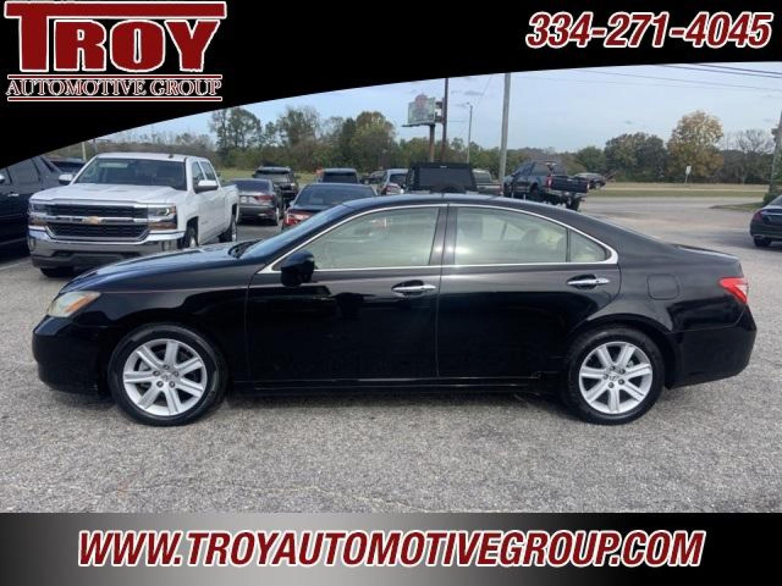 2008 Black Sapphire /Cashmere Lexus ES 350 (JTHBJ46G182) with an 3.5L V6 DOHC Dual VVT-i 24V engine, Automatic transmission, located at 6812 Atlanta Hwy, Montgomery, AL, 36117, (334) 271-4045, 32.382118, -86.178673 - Black Sapphire 2008 Lexus ES 350 FWD 3.5L V6 DOHC Dual VVT-i 24V 6-Speed Automatic with Sequential Shift ECT-i<br><br>Financing Available---Top Value for Trades.<br><br>Odometer is 35053 miles below market average! 19/27 City/Highway MPG<br><br><br>Awards:<br> * 2008 KBB.com Brand Image Awards<br>< - Photo #0
