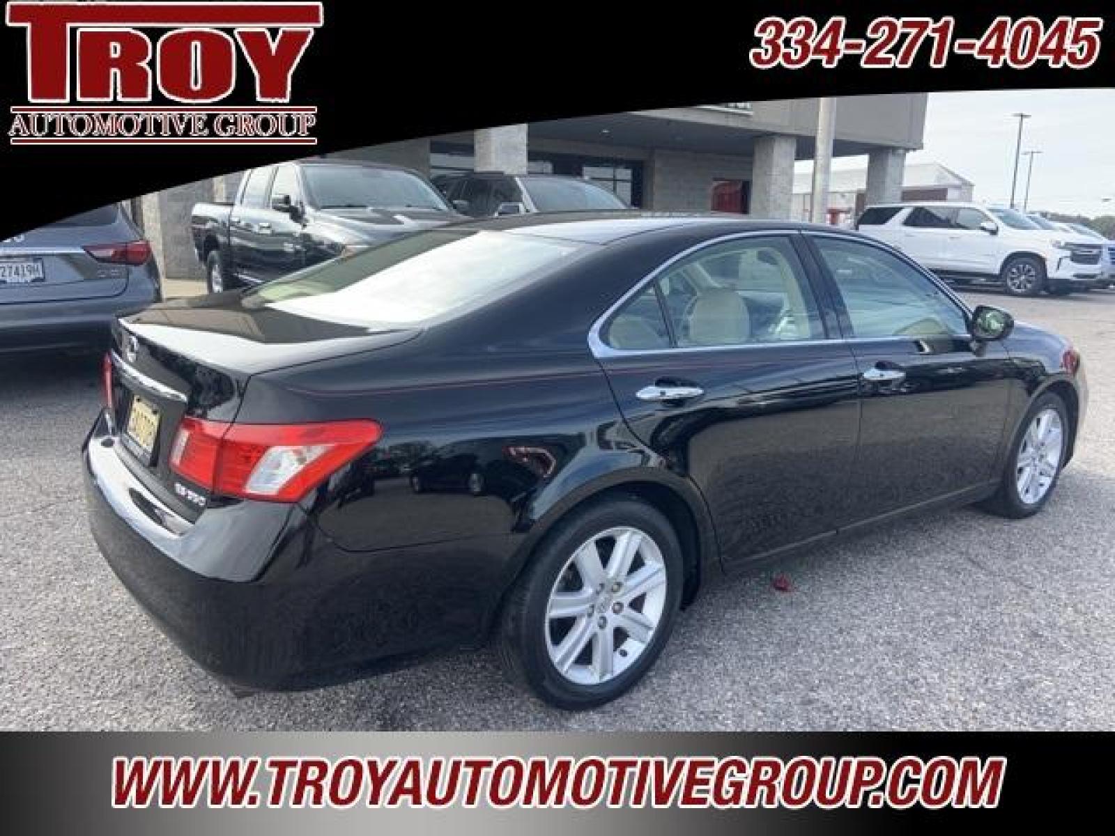2008 Black Sapphire /Cashmere Lexus ES 350 (JTHBJ46G182) with an 3.5L V6 DOHC Dual VVT-i 24V engine, Automatic transmission, located at 6812 Atlanta Hwy, Montgomery, AL, 36117, (334) 271-4045, 32.382118, -86.178673 - Black Sapphire 2008 Lexus ES 350 FWD 3.5L V6 DOHC Dual VVT-i 24V 6-Speed Automatic with Sequential Shift ECT-i<br><br>Financing Available---Top Value for Trades.<br><br>Odometer is 35053 miles below market average! 19/27 City/Highway MPG<br><br><br>Awards:<br> * 2008 KBB.com Brand Image Awards<br>< - Photo #10