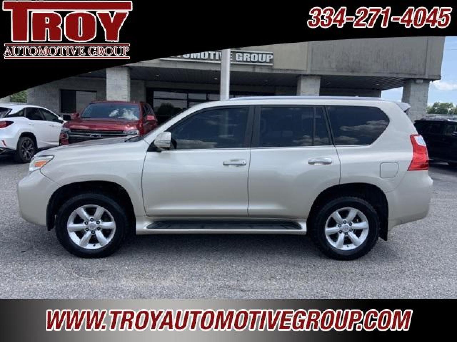 2010 Satin Cashmere Metallic /Sepia Lexus GX 460 (JTJBM7FX2A5) with an 4.6L V8 DOHC Dual VVT-i 32V engine, Automatic transmission, located at 6812 Atlanta Hwy, Montgomery, AL, 36117, (334) 271-4045, 32.382118, -86.178673 - Priced below KBB Fair Purchase Price!<br><br>Satin Cashmere Metallic 2010 Lexus GX 460 4WD 4.6L V8 DOHC Dual VVT-i 32V 6-Speed Automatic with Sequential Shift ECT<br><br>Financing Available---Top Value for Trades.<br><br><br>Awards:<br> * 2010 KBB.com Brand Image Awards * 2010 KBB.com Best Resale - Photo #0