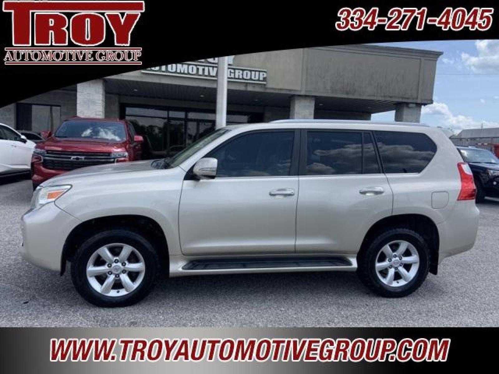 2010 Satin Cashmere Metallic /Sepia Lexus GX 460 (JTJBM7FX2A5) with an 4.6L V8 DOHC Dual VVT-i 32V engine, Automatic transmission, located at 6812 Atlanta Hwy, Montgomery, AL, 36117, (334) 271-4045, 32.382118, -86.178673 - Satin Cashmere Metallic 2010 Lexus GX 460 4WD 4.6L V8 DOHC Dual VVT-i 32V 6-Speed Automatic with Sequential Shift ECT<br><br>Financing Available---Top Value for Trades.<br><br><br>Awards:<br> * 2010 KBB.com Best Resale Value Awards * 2010 KBB.com Brand Image Awards - Photo #1