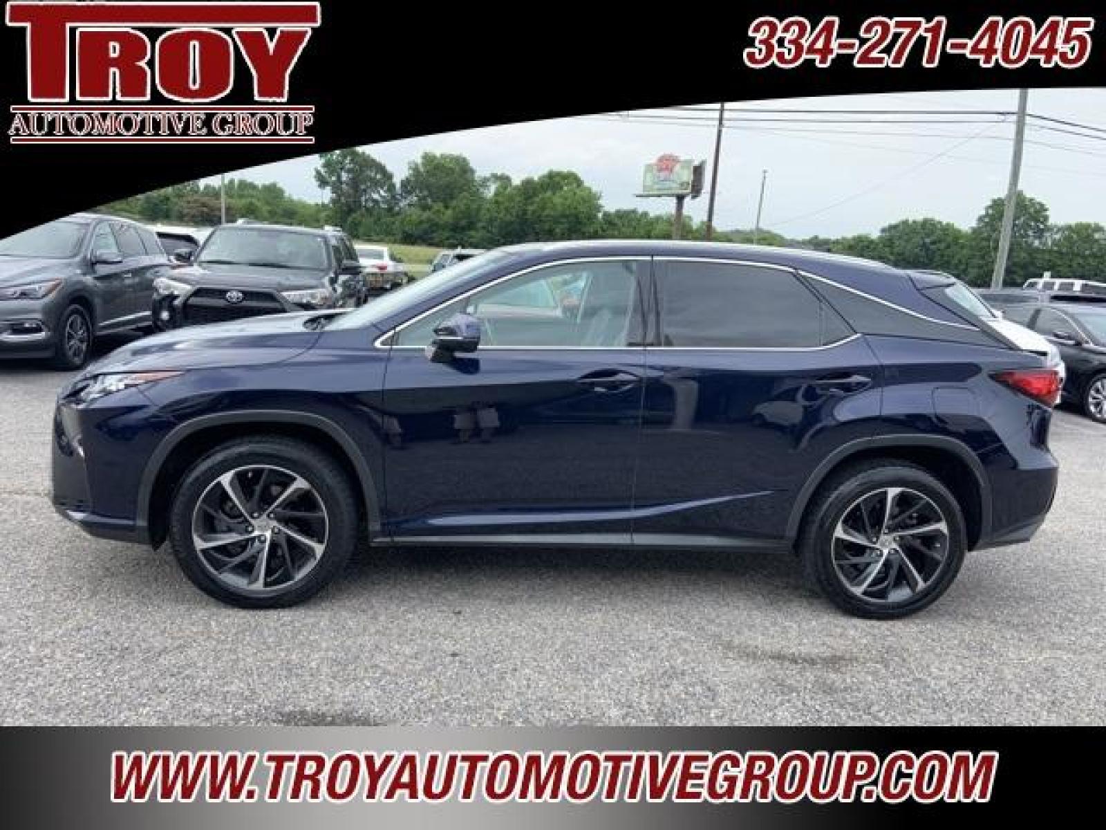 2016 Nightfall Mica /Black Lexus RX 350 (2T2ZZMCA2GC) with an 3.5L V6 DOHC 24V engine, Automatic transmission, located at 6812 Atlanta Hwy, Montgomery, AL, 36117, (334) 271-4045, 32.382118, -86.178673 - Nightfall Mica 2016 Lexus RX 350 FWD 3.5L V6 DOHC 24V 8-Speed Automatic<br><br>Financing Available---Top Value for Trades.<br><br>20/27 City/Highway MPG<br><br><br>Awards:<br> * 2016 IIHS Top Safety Pick+ * 2016 KBB.com Brand Image Awards * 2016 KBB.com Best Resale Value Awards<br><br>Reviews:< - Photo #1