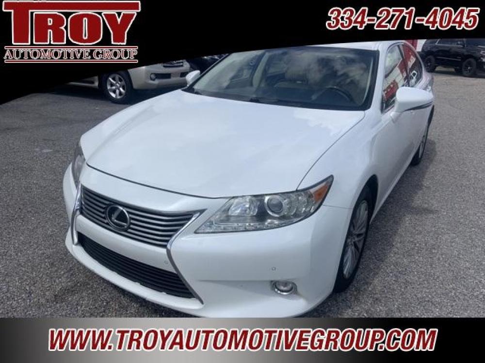2014 Starfire Pearl /Parchment Lexus ES 350 (JTHBK1GG6E2) with an 3.5L V6 DOHC Dual VVT-i 24V engine, Automatic transmission, located at 6812 Atlanta Hwy, Montgomery, AL, 36117, (334) 271-4045, 32.382118, -86.178673 - Clean CARFAX.<br><br>White 2014 Lexus ES 350 FWD 3.5L V6 DOHC Dual VVT-i 24V 6-Speed Automatic with Sequential Shift ECT-i<br><br>Financing Available---Top Value for Trades.<br><br>21/31 City/Highway MPG<br><br><br>Awards:<br> * 2014 KBB.com 5-Year Cost to Own Awards * 2014 KBB.com Best Resale Va - Photo #3