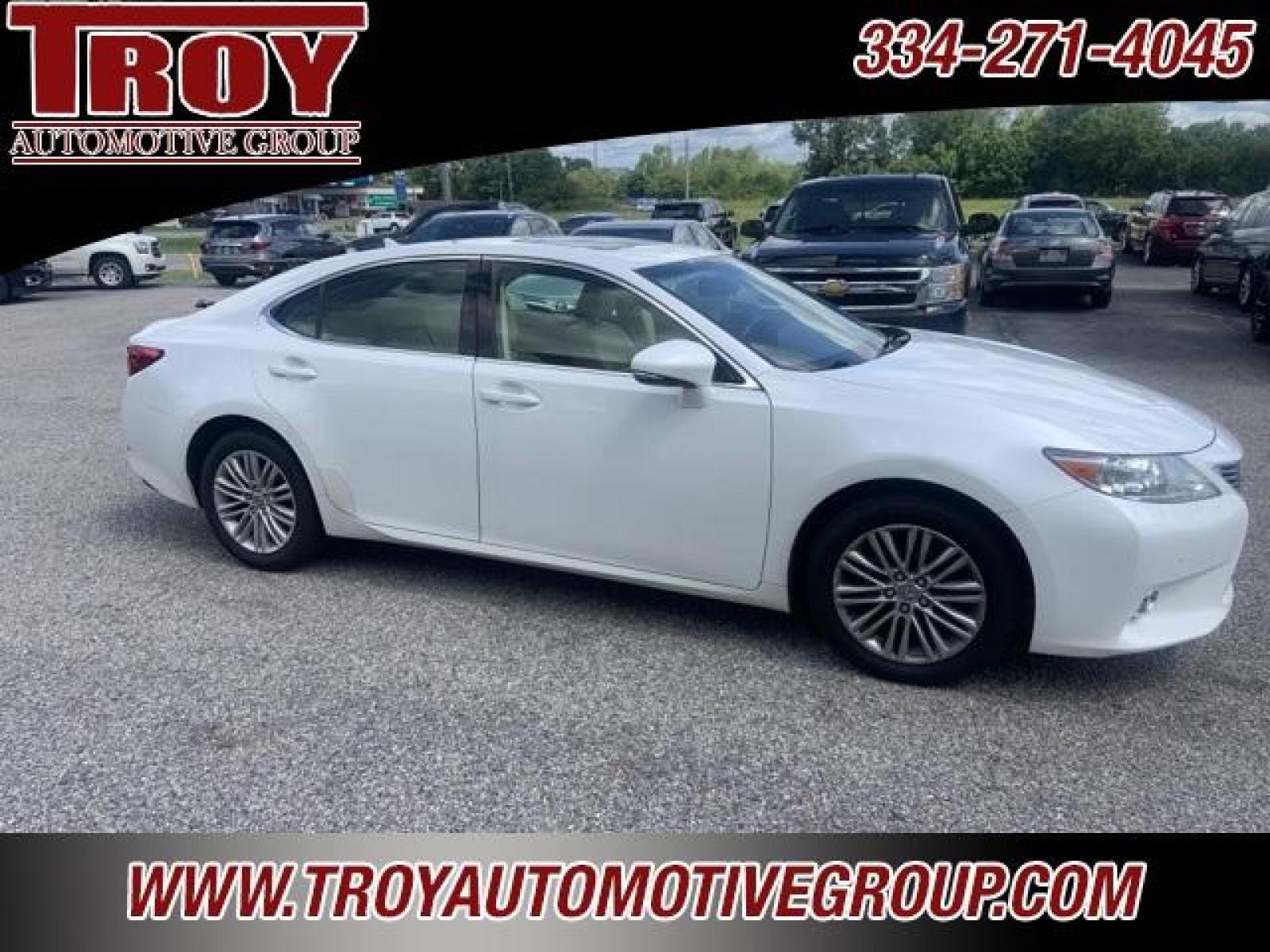 2014 Starfire Pearl /Parchment Lexus ES 350 (JTHBK1GG6E2) with an 3.5L V6 DOHC Dual VVT-i 24V engine, Automatic transmission, located at 6812 Atlanta Hwy, Montgomery, AL, 36117, (334) 271-4045, 32.382118, -86.178673 - White 2014 Lexus ES 350 FWD 3.5L V6 DOHC Dual VVT-i 24V 6-Speed Automatic with Sequential Shift ECT-i<br><br>Financing Available---Top Value for Trades.<br><br>21/31 City/Highway MPG<br><br><br>Awards:<br> * 2014 KBB.com Brand Image Awards * 2014 KBB.com 5-Year Cost to Own Awards * 2014 KBB.com - Photo #6