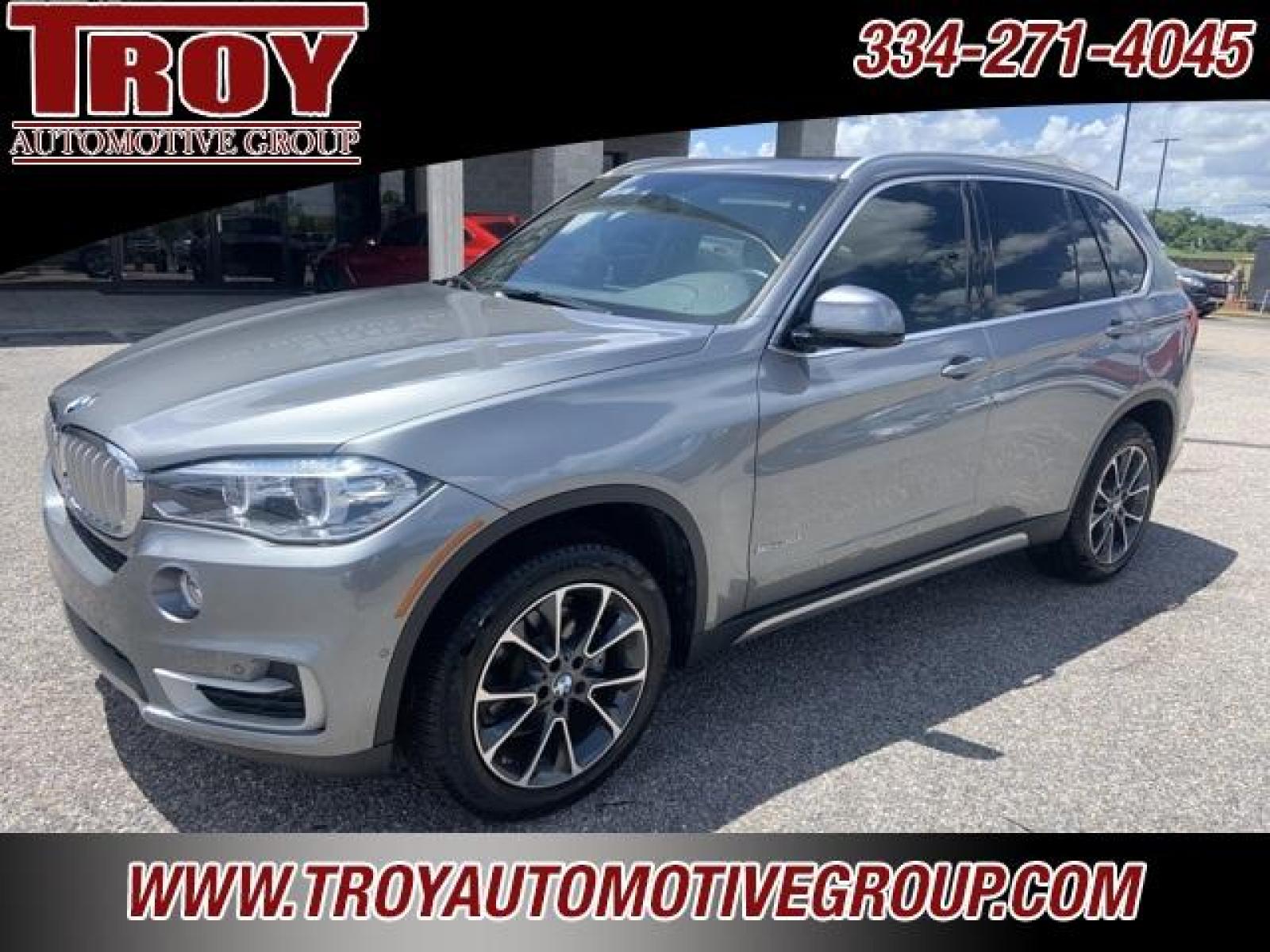 2018 Space Gray Metallic /Black BMW X5 sDrive35i (5UXKR2C55J0) with an 3.0L I6 DOHC 24V TwinPower Turbo engine, Automatic transmission, located at 6812 Atlanta Hwy, Montgomery, AL, 36117, (334) 271-4045, 32.382118, -86.178673 - Space Gray Metallic 2018 BMW X5 sDrive35i RWD 3.0L I6 DOHC 24V TwinPower Turbo 8-Speed Automatic<br><br>Financing Available---Top Value for Trades. - Photo #2
