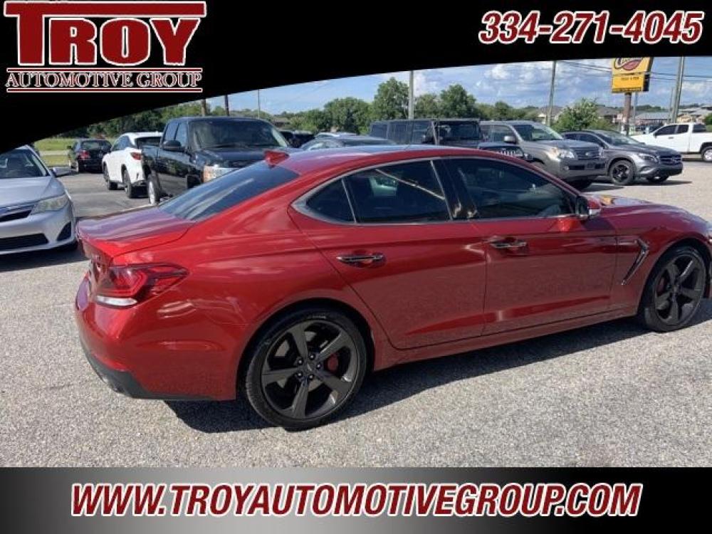 2019 Havana Red /Black Genesis G70 3.3T Dynamic (KMTG34LE3KU) with an V6 engine, Automatic transmission, located at 6812 Atlanta Hwy, Montgomery, AL, 36117, (334) 271-4045, 32.382118, -86.178673 - Red 2019 Genesis G70 3.3T Dynamic RWD V6 8-Speed Automatic<br><br>Financing Available---Top Value for Trades.<br><br>Odometer is 10740 miles below market average! 17/26 City/Highway MPG<br><br><br>Awards:<br> * 2019 KBB.com 10 Best Luxury Cars Under $35,000 * 2019 KBB.com 10 Favorite New-for-2019 - Photo #9