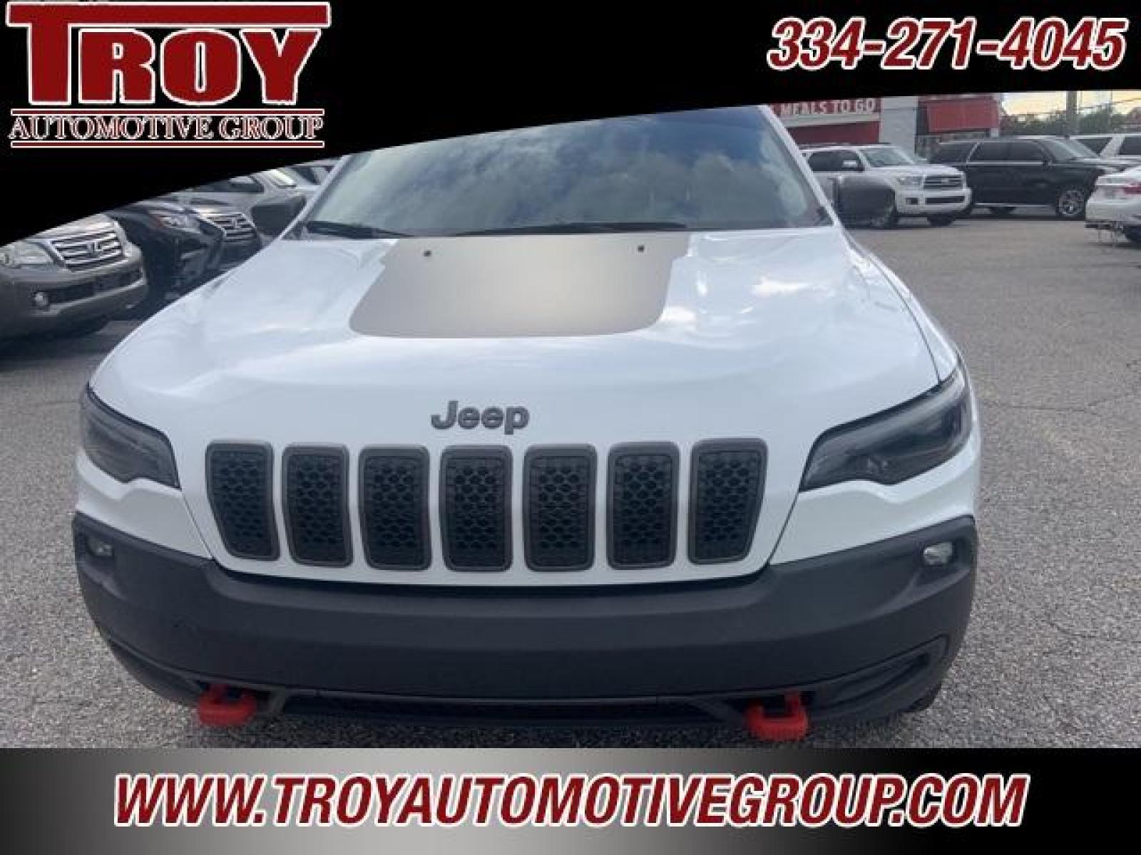 2019 Bright White Clearcoat /Black Jeep Cherokee Trailhawk (1C4PJMBXXKD) with an 3.2L V6 engine, Automatic transmission, located at 6812 Atlanta Hwy, Montgomery, AL, 36117, (334) 271-4045, 32.382118, -86.178673 - Photo #55