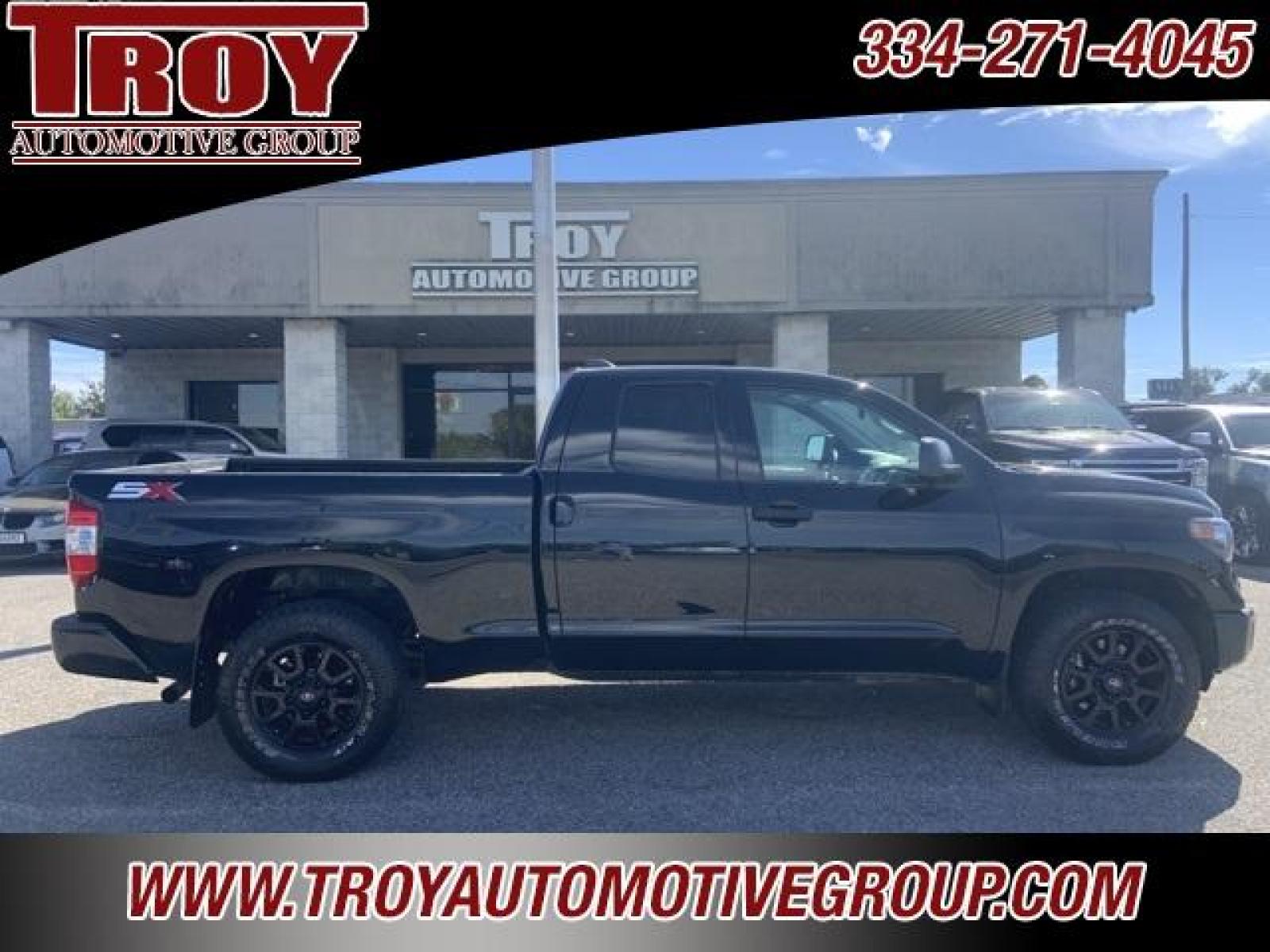 2021 Midnight Black Metallic /Black Toyota Tundra SR5 (5TFRY5F15MX) with an i-Force 5.7L V8 DOHC 32V LEV engine, Automatic transmission, located at 6812 Atlanta Hwy, Montgomery, AL, 36117, (334) 271-4045, 32.382118, -86.178673 - Photo #9