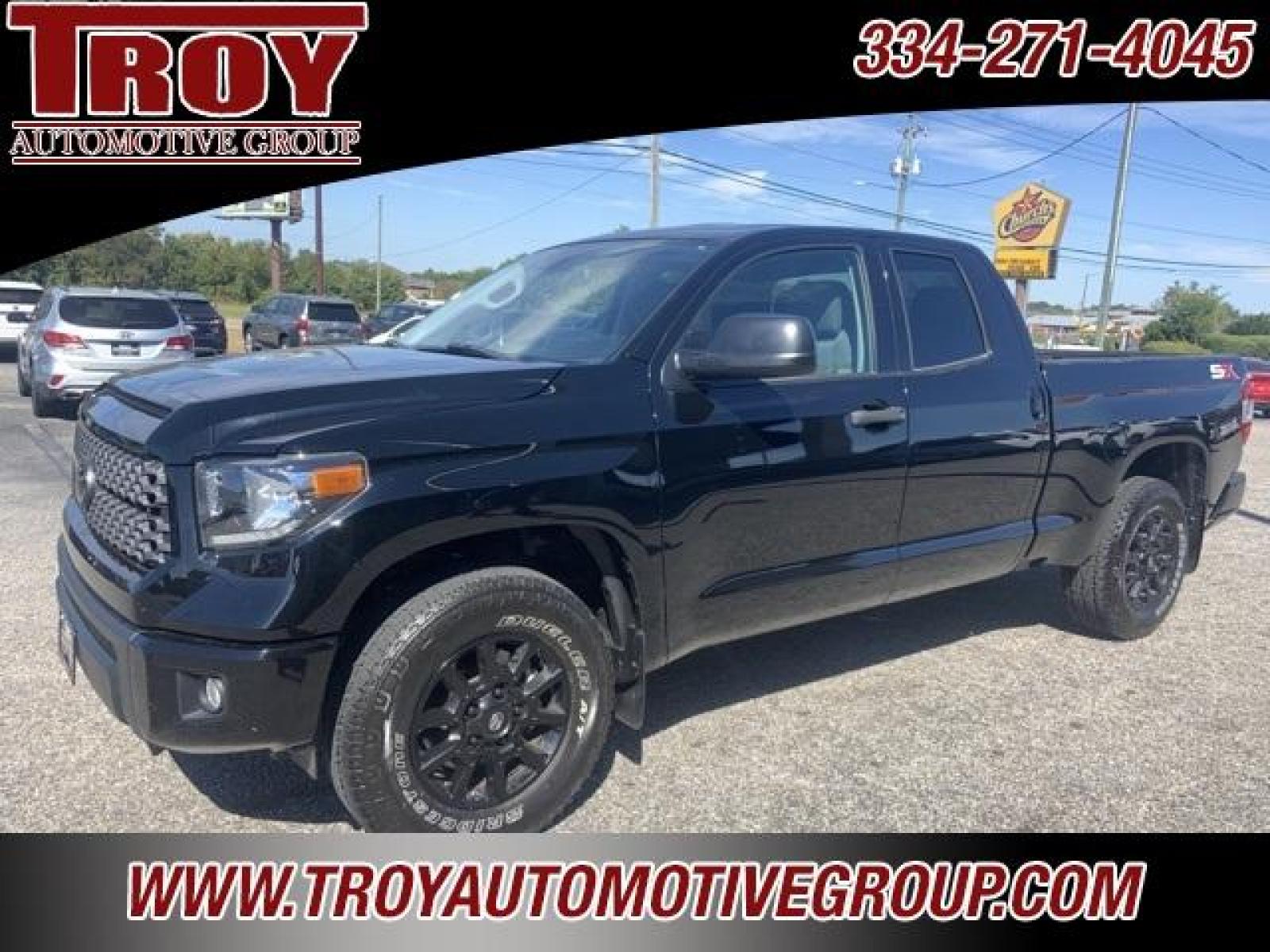2021 Midnight Black Metallic /Black Toyota Tundra SR5 (5TFRY5F15MX) with an i-Force 5.7L V8 DOHC 32V LEV engine, Automatic transmission, located at 6812 Atlanta Hwy, Montgomery, AL, 36117, (334) 271-4045, 32.382118, -86.178673 - Black 2021 Toyota Tundra SR5 RWD i-Force 5.7L V8 DOHC 32V LEV 6-Speed Automatic Electronic with Overdrive<br><br>Financing Available---Top Value for Trades.<br><br>Odometer is 1442 miles below market average! - Photo #2