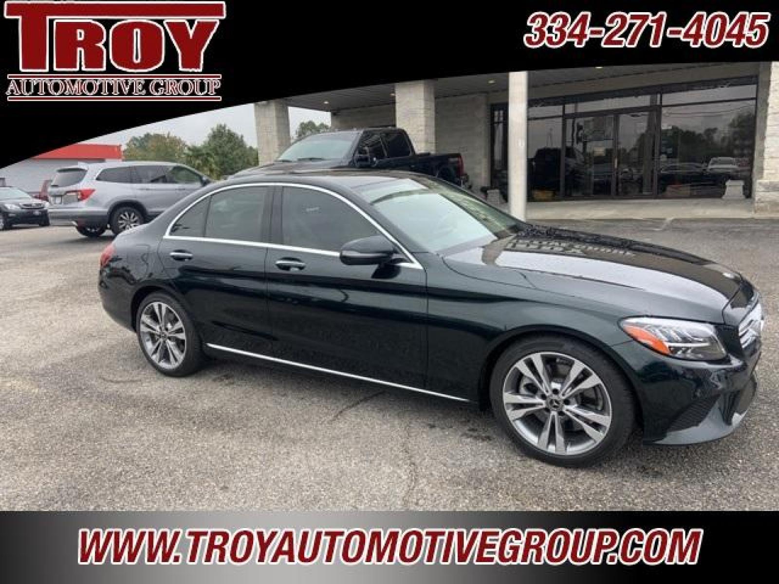 2019 Emerald Green Metallic /Silk Beige Mercedes-Benz C-Class C 300 (55SWF8DB5KU) with an 2.0L I4 Turbocharged engine, Automatic transmission, located at 6812 Atlanta Hwy, Montgomery, AL, 36117, (334) 271-4045, 32.382118, -86.178673 - Emerald Green Metallic 2019 Mercedes-Benz C-Class C 300 RWD 2.0L I4 Turbocharged 9-Speed Automatic<br><br>Financing Available---Top Value for Trades.<br><br>23/34 City/Highway MPG<br><br><br>Awards:<br> * JD Power Automotive Performance, Execution and Layout (APEAL) Study - Photo #6