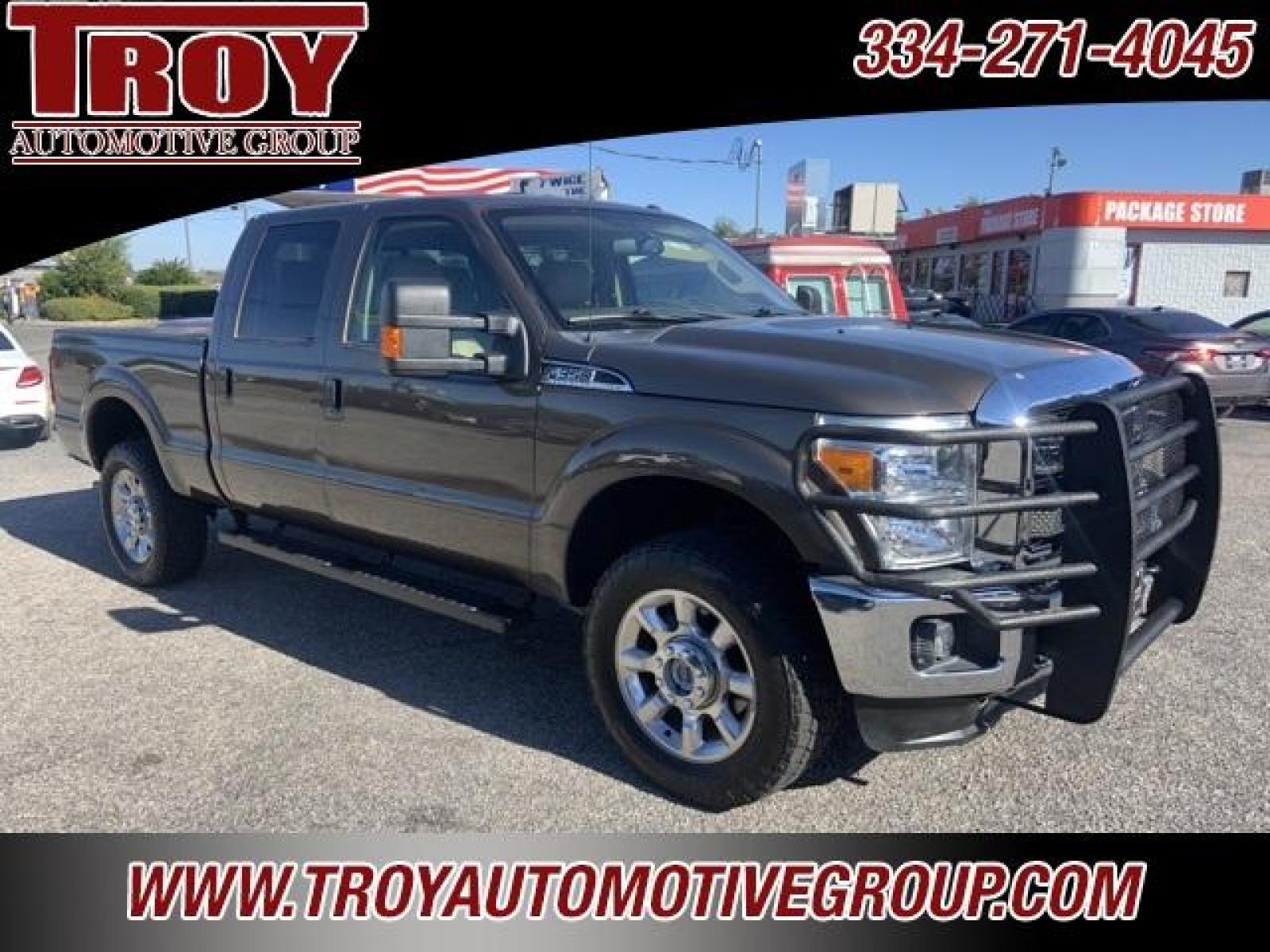 2016 Magnetic Metallic /Pecan Ford F-350SD Lariat (1FT8W3B68GE) with an 6.2L V8 EFI SOHC 16V Flex Fuel engine, Automatic transmission, located at 6812 Atlanta Hwy, Montgomery, AL, 36117, (334) 271-4045, 32.382118, -86.178673 - ABS brakes, Alloy wheels, Compass, Electronic Stability Control, Front dual zone A/C, Heated door mirrors, Illuminated entry, Low tire pressure warning, Remote keyless entry, Traction control.<br><br>Priced below KBB Fair Purchase Price!<br><br>Caribou Metallic 2016 Ford F-350SD Lariat 4WD 6.2L V8 E - Photo #9