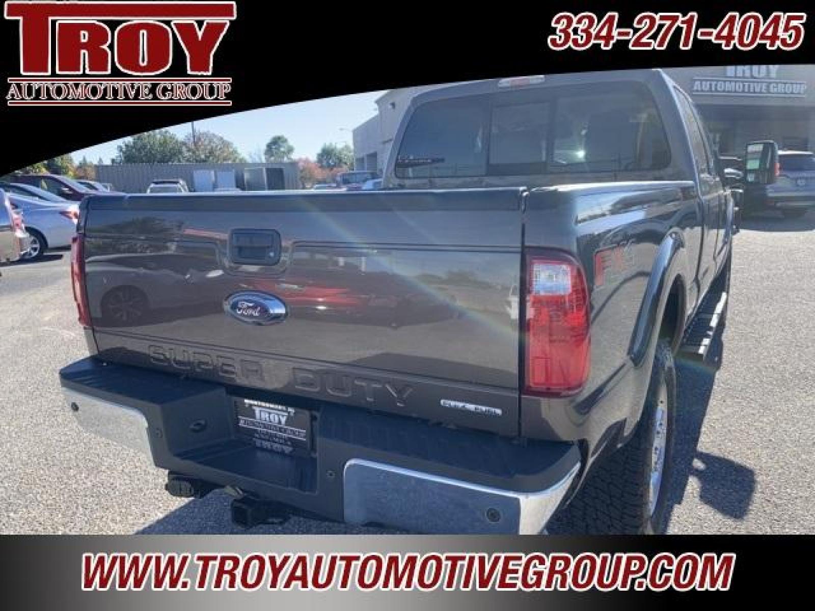 2016 Magnetic Metallic /Pecan Ford F-350SD Lariat (1FT8W3B68GE) with an 6.2L V8 EFI SOHC 16V Flex Fuel engine, Automatic transmission, located at 6812 Atlanta Hwy, Montgomery, AL, 36117, (334) 271-4045, 32.382118, -86.178673 - ABS brakes, Alloy wheels, Compass, Electronic Stability Control, Front dual zone A/C, Heated door mirrors, Illuminated entry, Low tire pressure warning, Remote keyless entry, Traction control.<br><br>Priced below KBB Fair Purchase Price!<br><br>Caribou Metallic 2016 Ford F-350SD Lariat 4WD 6.2L V8 E - Photo #15
