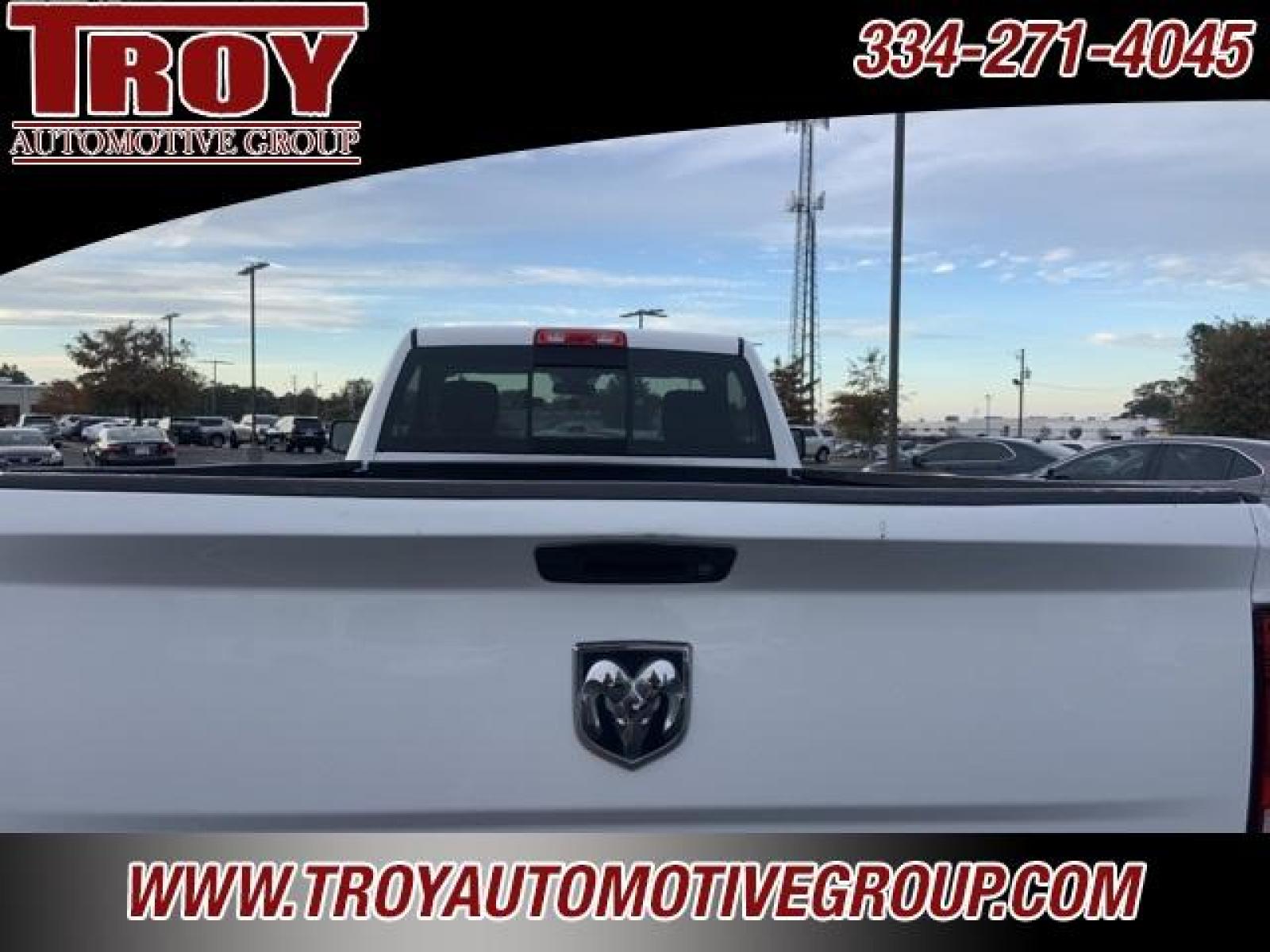 2017 Bright White Clearcoat /Diesel Gray/Black Ram 1500 Tradesman (3C6JR6DT8HG) with an HEMI 5.7L V8 Multi Displacement VVT engine, Automatic transmission, located at 6812 Atlanta Hwy, Montgomery, AL, 36117, (334) 271-4045, 32.382118, -86.178673 - Photo #10