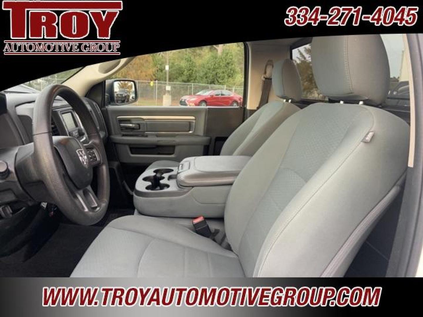 2017 Bright White Clearcoat /Diesel Gray/Black Ram 1500 Tradesman (3C6JR6DT8HG) with an HEMI 5.7L V8 Multi Displacement VVT engine, Automatic transmission, located at 6812 Atlanta Hwy, Montgomery, AL, 36117, (334) 271-4045, 32.382118, -86.178673 - Photo#19