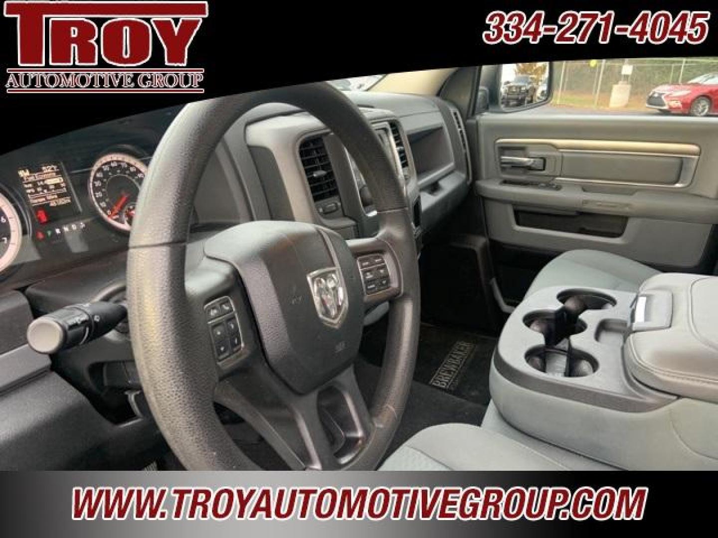2017 Bright White Clearcoat /Diesel Gray/Black Ram 1500 Tradesman (3C6JR6DT8HG) with an HEMI 5.7L V8 Multi Displacement VVT engine, Automatic transmission, located at 6812 Atlanta Hwy, Montgomery, AL, 36117, (334) 271-4045, 32.382118, -86.178673 - Photo#20