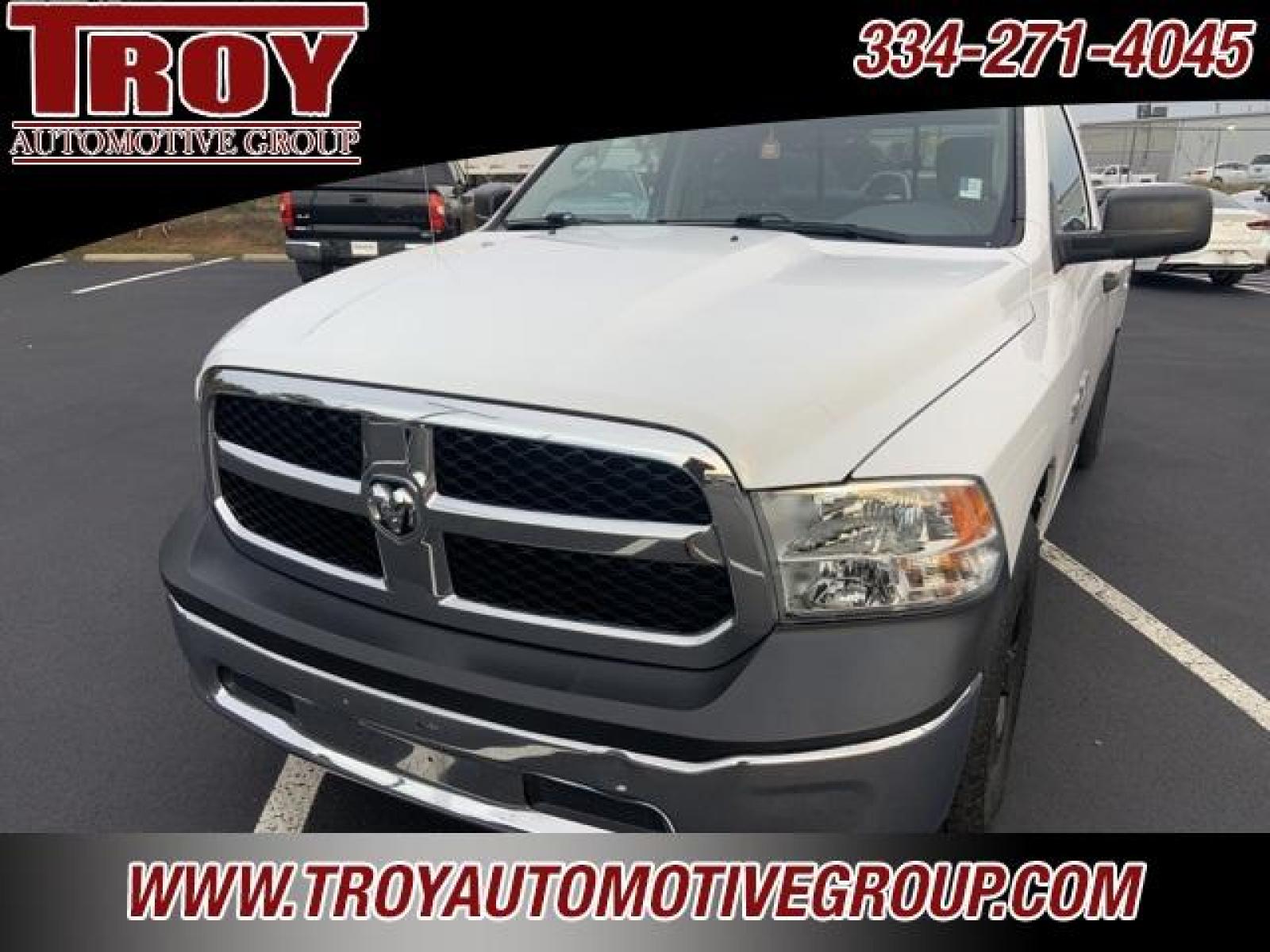 2017 Bright White Clearcoat /Diesel Gray/Black Ram 1500 Tradesman (3C6JR6DT8HG) with an HEMI 5.7L V8 Multi Displacement VVT engine, Automatic transmission, located at 6812 Atlanta Hwy, Montgomery, AL, 36117, (334) 271-4045, 32.382118, -86.178673 - Photo #3