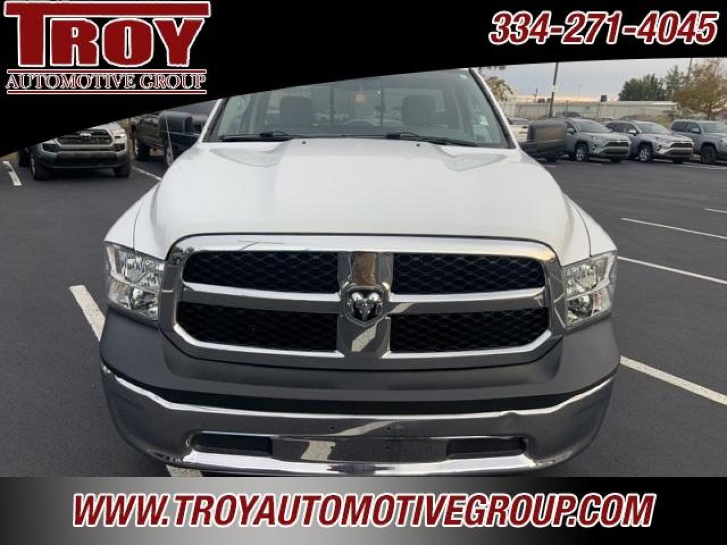 2017 Bright White Clearcoat /Diesel Gray/Black Ram 1500 Tradesman (3C6JR6DT8HG) with an HEMI 5.7L V8 Multi Displacement VVT engine, Automatic transmission, located at 6812 Atlanta Hwy, Montgomery, AL, 36117, (334) 271-4045, 32.382118, -86.178673 - Photo#4