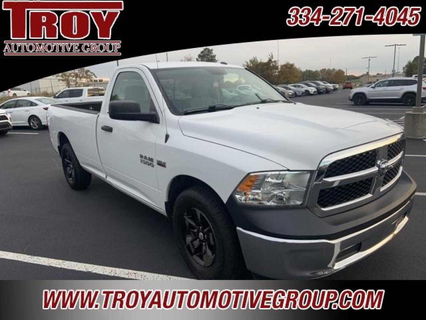 2017 Bright White Clearcoat /Diesel Gray/Black Ram 1500 Tradesman (3C6JR6DT8HG) with an HEMI 5.7L V8 Multi Displacement VVT engine, Automatic transmission, located at 6812 Atlanta Hwy, Montgomery, AL, 36117, (334) 271-4045, 32.382118, -86.178673 - Photo#5