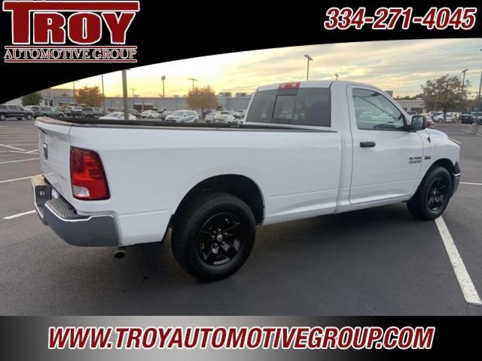 2017 Bright White Clearcoat /Diesel Gray/Black Ram 1500 Tradesman (3C6JR6DT8HG) with an HEMI 5.7L V8 Multi Displacement VVT engine, Automatic transmission, located at 6812 Atlanta Hwy, Montgomery, AL, 36117, (334) 271-4045, 32.382118, -86.178673 - Photo #8