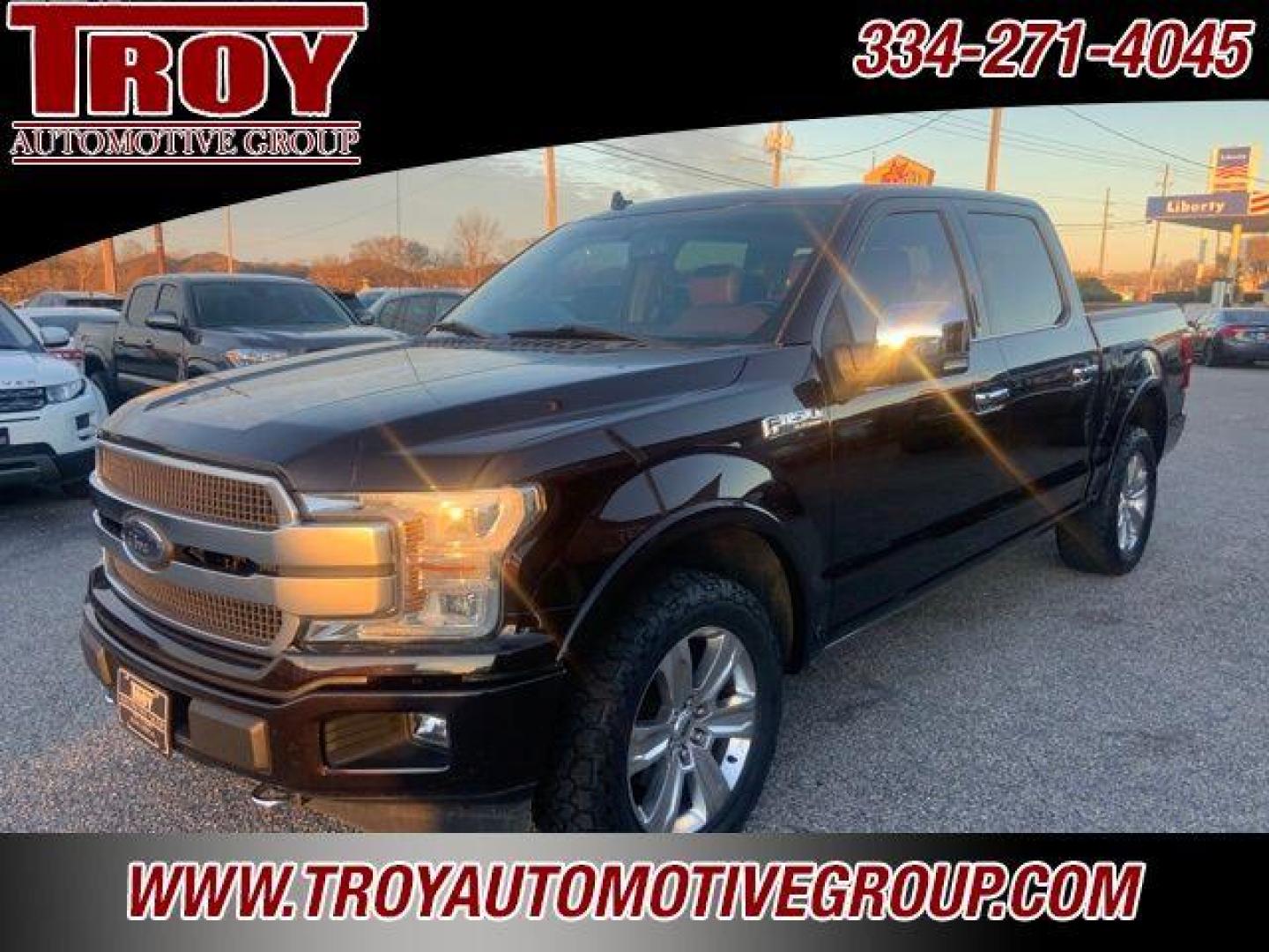 2018 Magma Red /Dark Marsala Ford F-150 Platinum (1FTEW1EG6JF) with an 3.5L V6 EcoBoost engine, Automatic transmission, located at 6812 Atlanta Hwy, Montgomery, AL, 36117, (334) 271-4045, 32.382118, -86.178673 - Priced below KBB Fair Purchase Price!<br><br>Magma Red Metallic 2018 Ford F-150 Platinum 4WD 3.5L V6 EcoBoost 10-Speed Automatic<br><br>Financing Available---Top Value for Trades.<br><br>Odometer is 66547 miles below market average!<br><br><br>Awards:<br> * 2018 KBB.com Brand Image Awards * 2018 - Photo#4