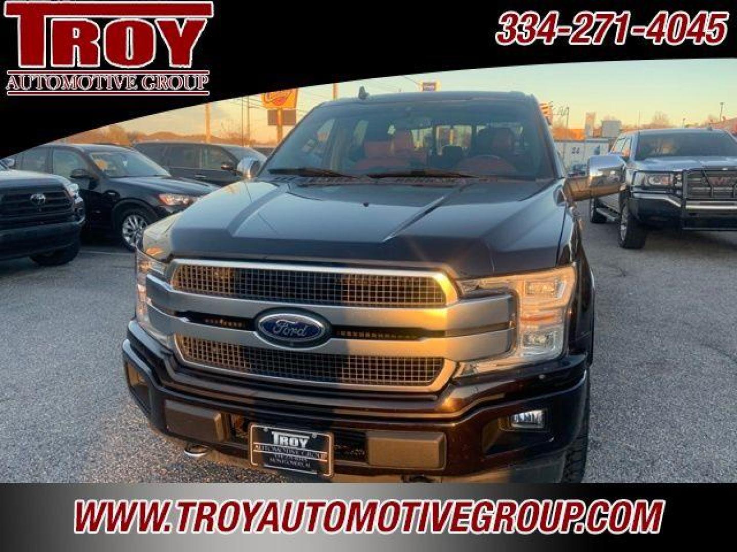 2018 Magma Red /Dark Marsala Ford F-150 Platinum (1FTEW1EG6JF) with an 3.5L V6 EcoBoost engine, Automatic transmission, located at 6812 Atlanta Hwy, Montgomery, AL, 36117, (334) 271-4045, 32.382118, -86.178673 - Priced below KBB Fair Purchase Price!<br><br>Magma Red Metallic 2018 Ford F-150 Platinum 4WD 3.5L V6 EcoBoost 10-Speed Automatic<br><br>Financing Available---Top Value for Trades.<br><br>Odometer is 66547 miles below market average!<br><br><br>Awards:<br> * 2018 KBB.com Brand Image Awards * 2018 - Photo#5