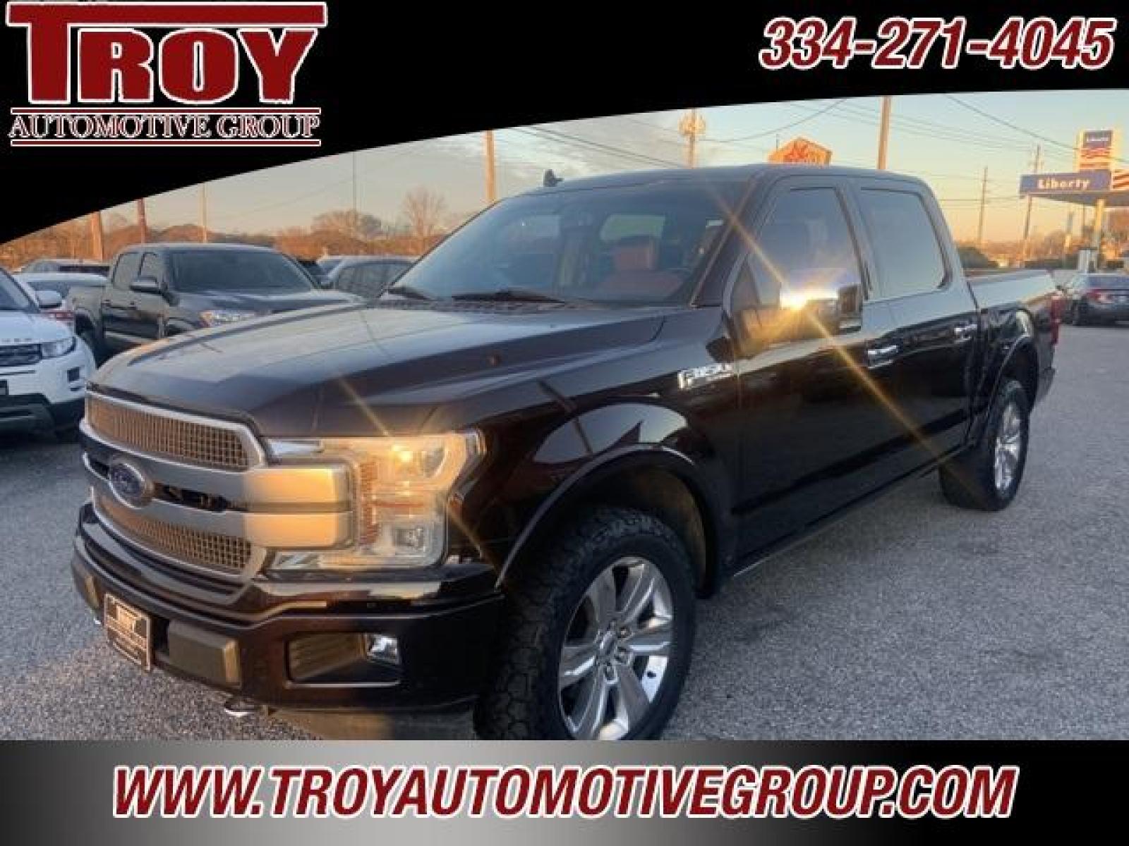 2018 Magma Red /Dark Marsala Ford F-150 Platinum (1FTEW1EG6JF) with an 3.5L V6 engine, Automatic transmission, located at 6812 Atlanta Hwy, Montgomery, AL, 36117, (334) 271-4045, 32.382118, -86.178673 - Photo #4