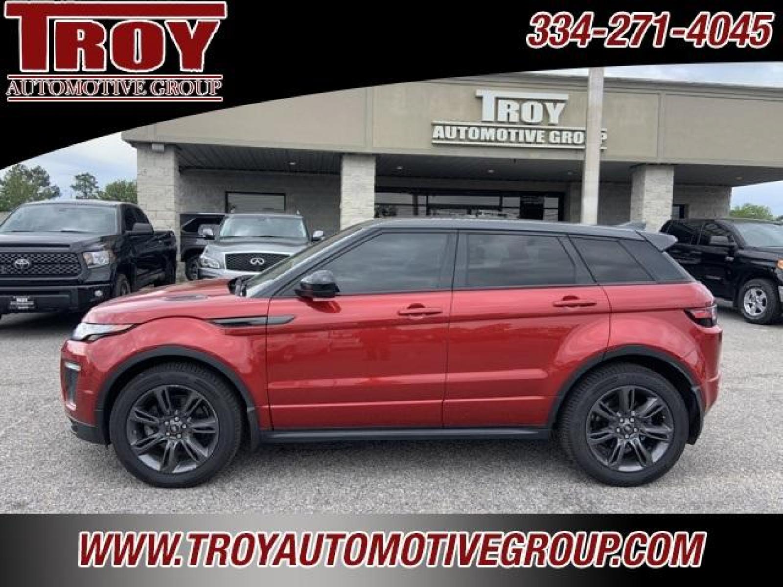 2019 Firenze Red Metallic /Ebony/Ebony/Ebony Land Rover Range Rover Evoque Landmark Edition (SALVC2RX5KH) with an 2.0L Turbocharged engine, Automatic transmission, located at 6812 Atlanta Hwy, Montgomery, AL, 36117, (334) 271-4045, 32.382118, -86.178673 - ABS brakes, Alloy wheels, Electronic Stability Control, Front dual zone A/C, Heated door mirrors, Illuminated entry, Low tire pressure warning, Power Liftgate, Remote keyless entry, Traction control.<br><br><br>Red 2019 Land Rover Range Rover Evoque Landmark Edition 4WD 2.0L Turbocharged 9-Speed Aut - Photo #0