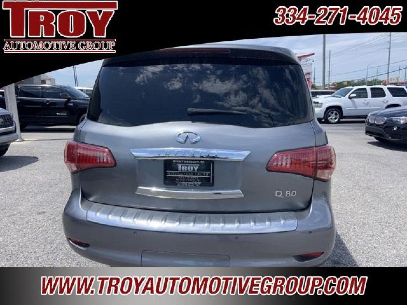 2017 Graphite Shadow /Graphite INFINITI QX80 Signature Edition (JN8AZ2ND6H9) with an 5.6L V8 engine, Automatic transmission, located at 6812 Atlanta Hwy, Montgomery, AL, 36117, (334) 271-4045, 32.382118, -86.178673 - Graphite Shadow 2017 INFINITI QX80 RWD 5.6L V8 7-Speed Automatic<br><br>Signature Edition!!<br><br>Financing Available---Top Value for Trades.<br><br><br>Awards:<br> * JD Power Initial Quality Study (IQS) * 2017 KBB.com 5-Year Cost to Own Award - Photo #11