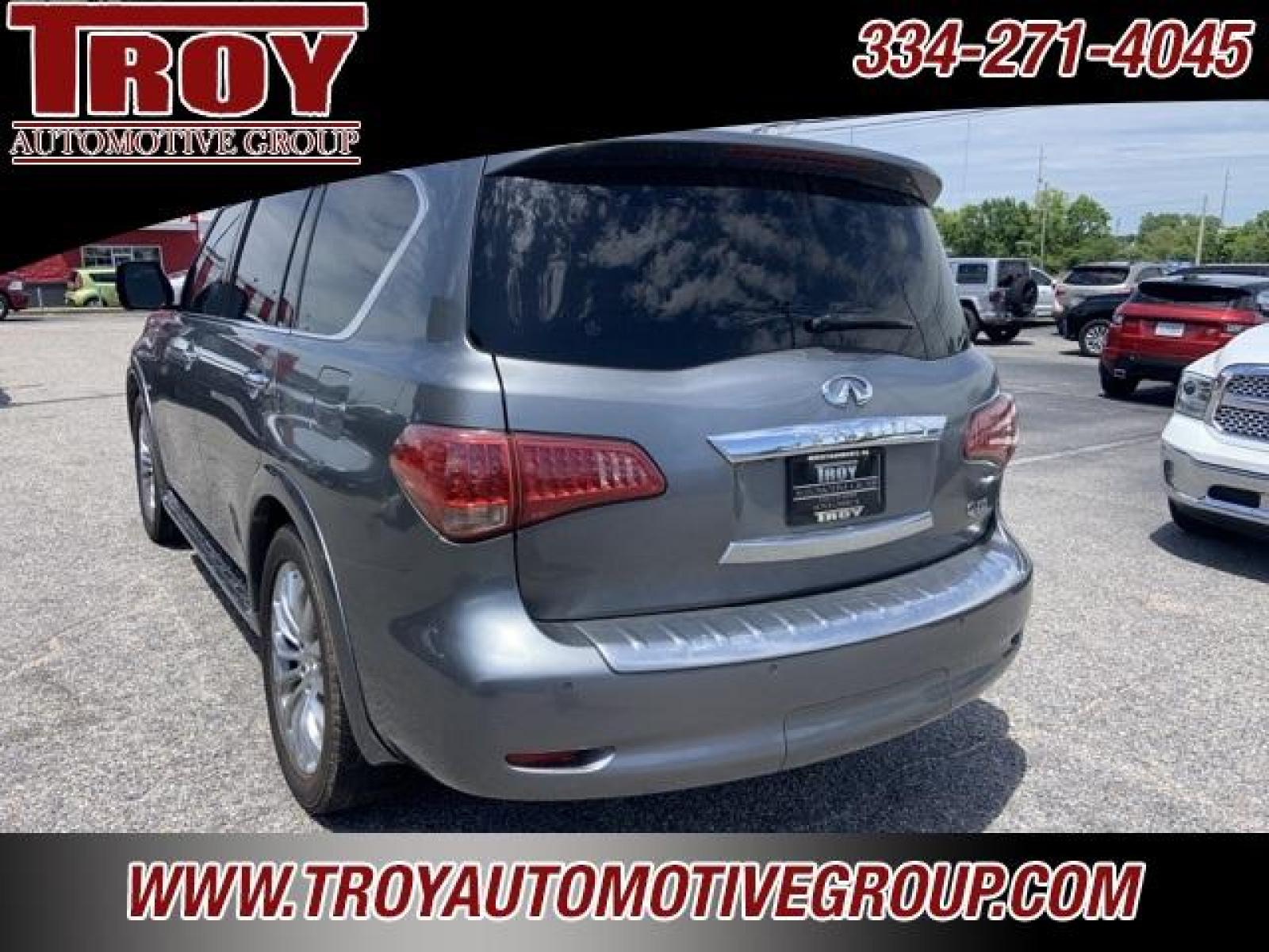 2017 Graphite Shadow /Graphite INFINITI QX80 Signature Edition (JN8AZ2ND6H9) with an 5.6L V8 engine, Automatic transmission, located at 6812 Atlanta Hwy, Montgomery, AL, 36117, (334) 271-4045, 32.382118, -86.178673 - Graphite Shadow 2017 INFINITI QX80 RWD 5.6L V8 7-Speed Automatic<br><br>Signature Edition!!<br><br>Financing Available---Top Value for Trades.<br><br><br>Awards:<br> * JD Power Initial Quality Study (IQS) * 2017 KBB.com 5-Year Cost to Own Award - Photo #12