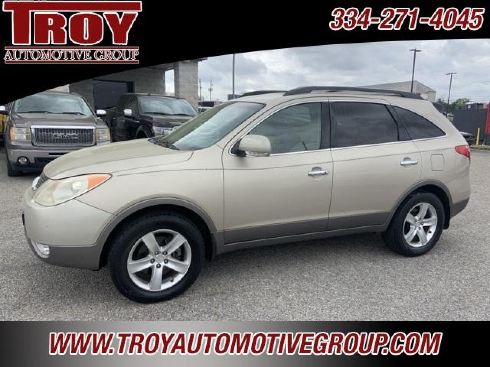 2009 Satin Beige Metallic /Beige Hyundai Veracruz Limited (KM8NU13C79U) with an 3.8L V6 SMPI DOHC engine, Automatic transmission, located at 6812 Atlanta Hwy, Montgomery, AL, 36117, (334) 271-4045, 32.382118, -86.178673 - Satin Beige Metallic 2009 Hyundai Veracruz Limited FWD 3.8L V6 SMPI DOHC 6-Speed Automatic with Shiftronic<br><br>Financing Available---Top Value for Trades. - Photo #1