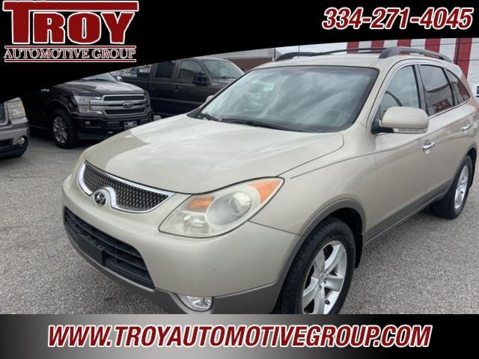 2009 Satin Beige Metallic /Beige Hyundai Veracruz Limited (KM8NU13C79U) with an 3.8L V6 SMPI DOHC engine, Automatic transmission, located at 6812 Atlanta Hwy, Montgomery, AL, 36117, (334) 271-4045, 32.382118, -86.178673 - Satin Beige Metallic 2009 Hyundai Veracruz Limited FWD 3.8L V6 SMPI DOHC 6-Speed Automatic with Shiftronic<br><br>Financing Available---Top Value for Trades. - Photo #2