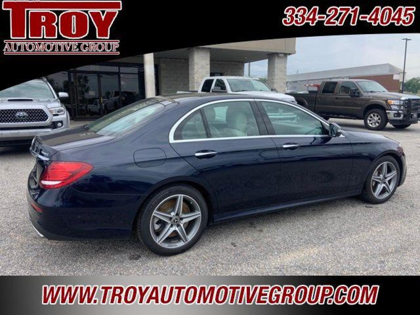 2019 Lunar Blue Metallic /Macchiato Beige/Black Mercedes-Benz E-Class E 450 (WDDZF6JBXKA) with an 3.0L V6 BiTurbo engine, Automatic transmission, located at 6812 Atlanta Hwy, Montgomery, AL, 36117, (334) 271-4045, 32.382118, -86.178673 - Blue 2019 Mercedes-Benz E-Class E 450 4MATIC 4MATIC 3.0L V6 BiTurbo 9-Speed Automatic<br><br>Financing Available---Top Value for Trades.<br><br>20/28 City/Highway MPG - Photo#9