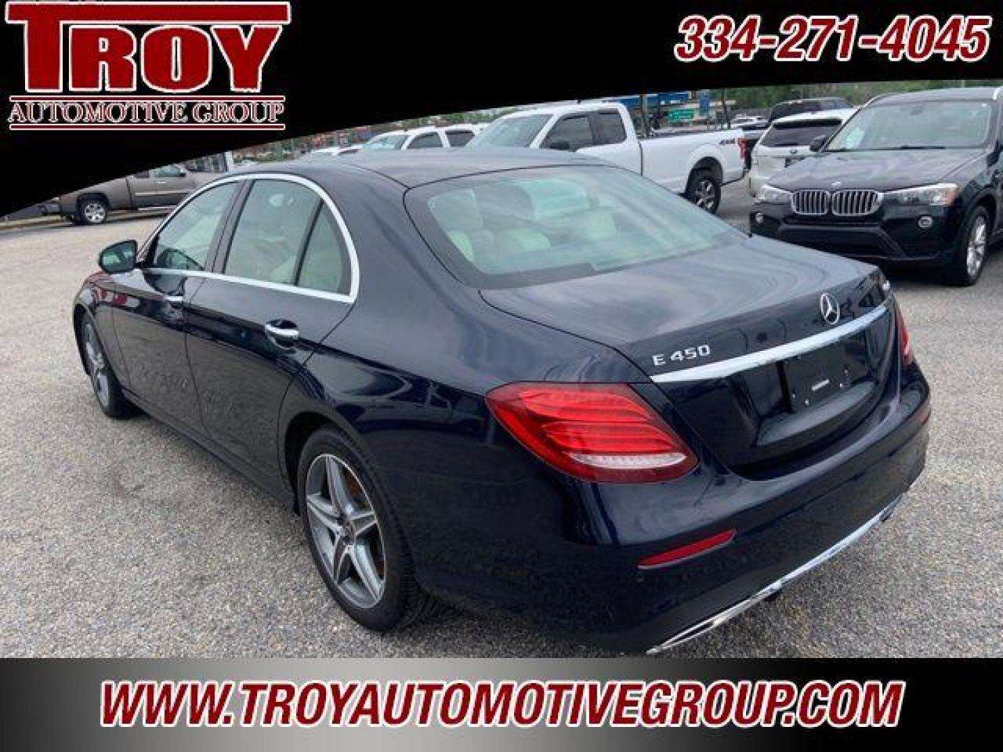 2019 Lunar Blue Metallic /Macchiato Beige/Black Mercedes-Benz E-Class E 450 (WDDZF6JBXKA) with an 3.0L V6 BiTurbo engine, Automatic transmission, located at 6812 Atlanta Hwy, Montgomery, AL, 36117, (334) 271-4045, 32.382118, -86.178673 - Blue 2019 Mercedes-Benz E-Class E 450 4MATIC 4MATIC 3.0L V6 BiTurbo 9-Speed Automatic<br><br>Financing Available---Top Value for Trades.<br><br>20/28 City/Highway MPG - Photo#12