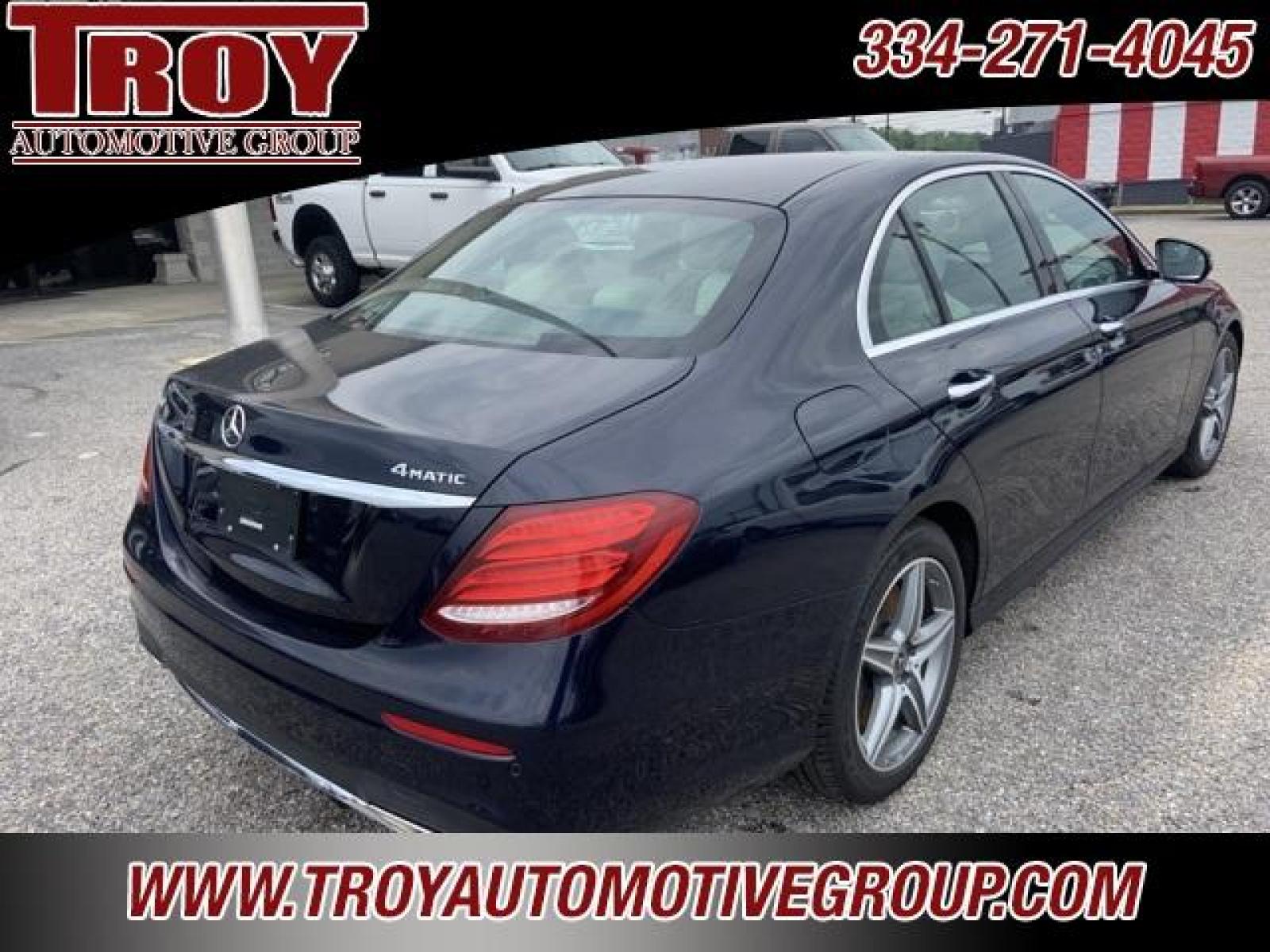 2019 Lunar Blue Metallic /Macchiato Beige/Black Mercedes-Benz E-Class E 450 (WDDZF6JBXKA) with an 3.0L V6 BiTurbo engine, Automatic transmission, located at 6812 Atlanta Hwy, Montgomery, AL, 36117, (334) 271-4045, 32.382118, -86.178673 - Blue 2019 Mercedes-Benz E-Class E 450 4MATIC 4MATIC 3.0L V6 BiTurbo 9-Speed Automatic<br><br>Financing Available---Top Value for Trades.<br><br>20/28 City/Highway MPG - Photo #10