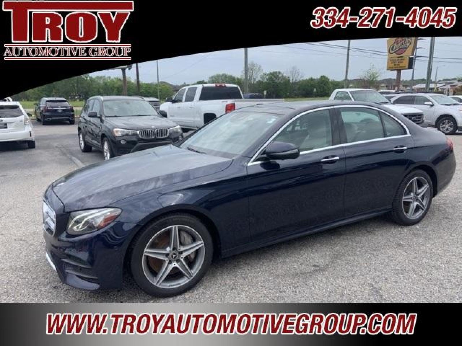 2019 Lunar Blue Metallic /Macchiato Beige/Black Mercedes-Benz E-Class E 450 (WDDZF6JBXKA) with an 3.0L V6 BiTurbo engine, Automatic transmission, located at 6812 Atlanta Hwy, Montgomery, AL, 36117, (334) 271-4045, 32.382118, -86.178673 - Photo #3