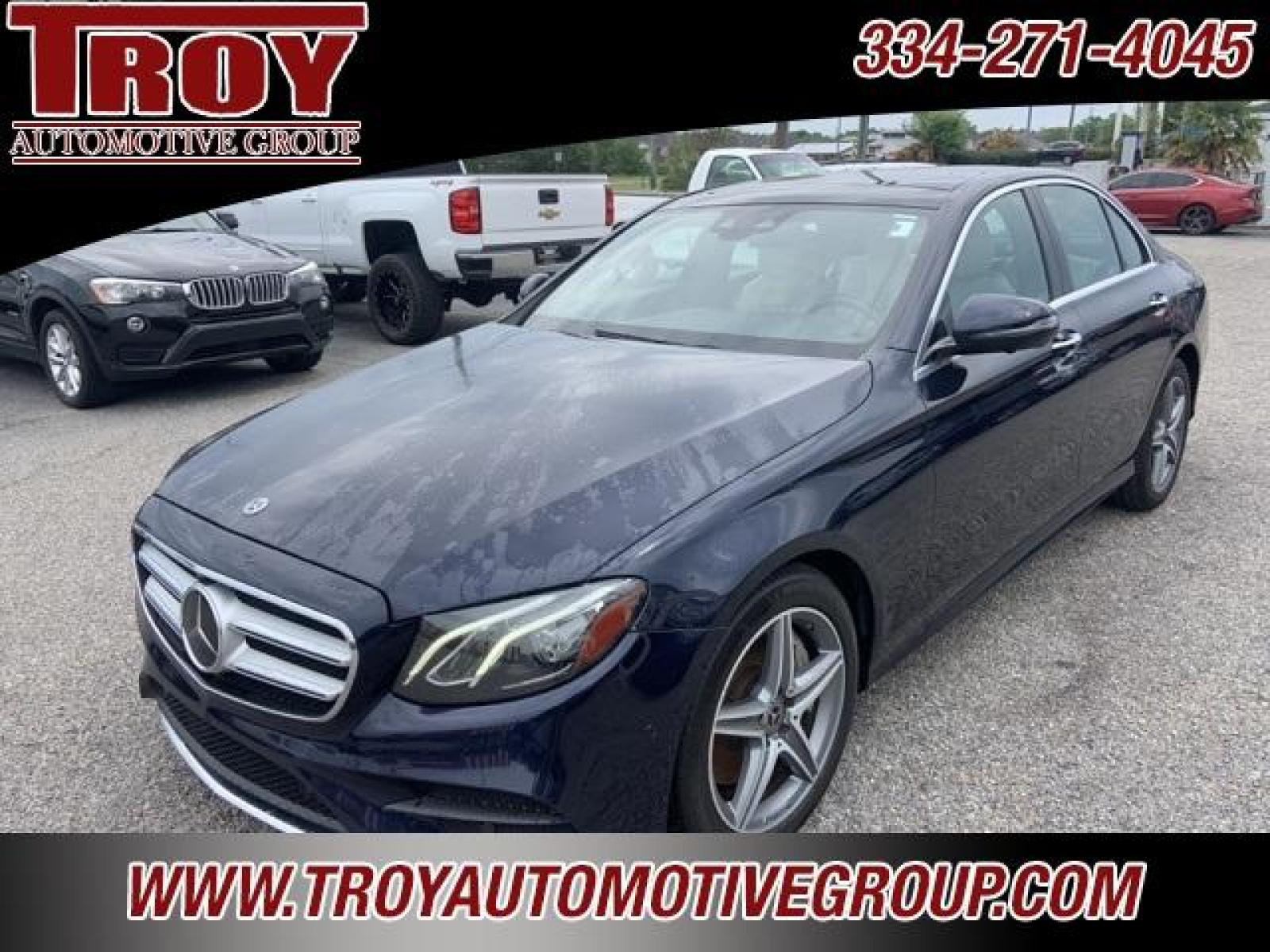 2019 Lunar Blue Metallic /Macchiato Beige/Black Mercedes-Benz E-Class E 450 (WDDZF6JBXKA) with an 3.0L V6 BiTurbo engine, Automatic transmission, located at 6812 Atlanta Hwy, Montgomery, AL, 36117, (334) 271-4045, 32.382118, -86.178673 - Photo #4