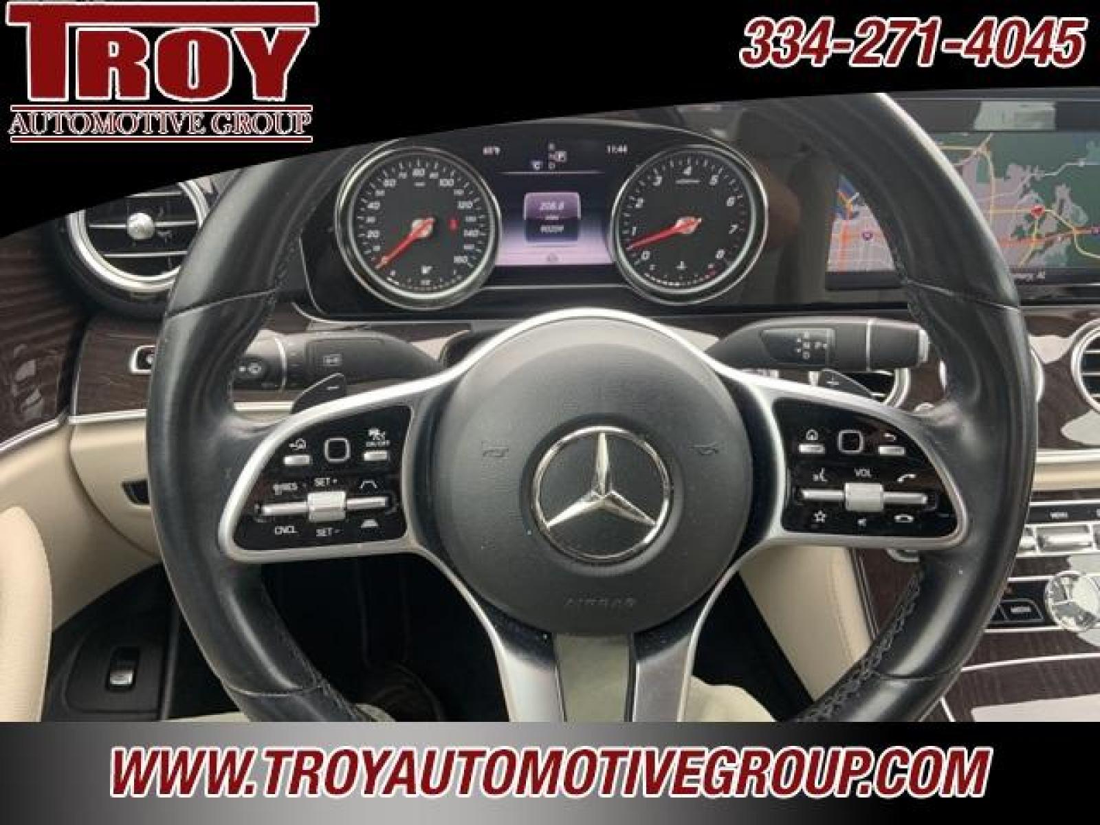 2019 Lunar Blue Metallic /Macchiato Beige/Black Mercedes-Benz E-Class E 450 (WDDZF6JBXKA) with an 3.0L V6 BiTurbo engine, Automatic transmission, located at 6812 Atlanta Hwy, Montgomery, AL, 36117, (334) 271-4045, 32.382118, -86.178673 - Photo #49